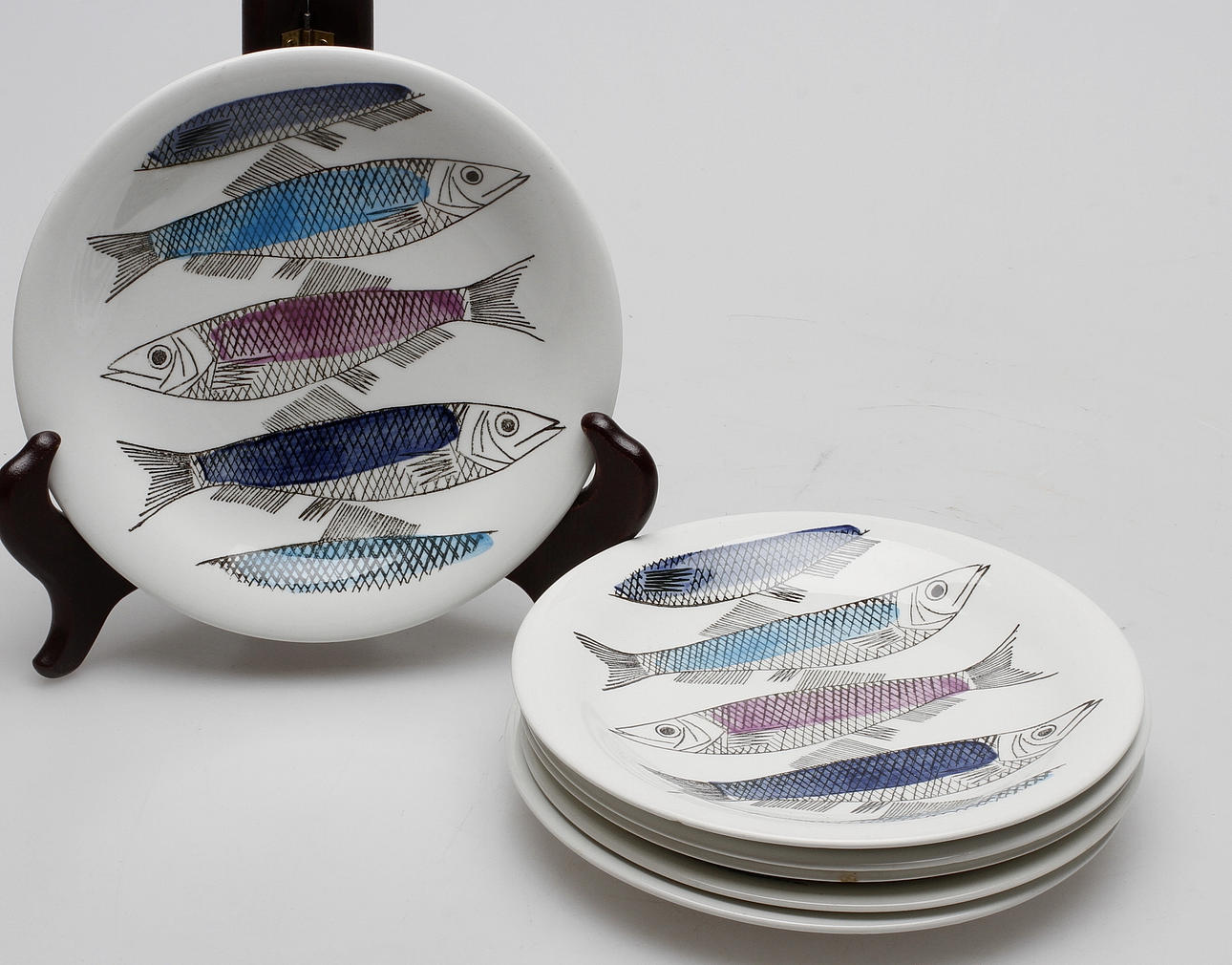 ASSIETTER, 6 st. "My Garden", Marianne Westman, Rörstrand.