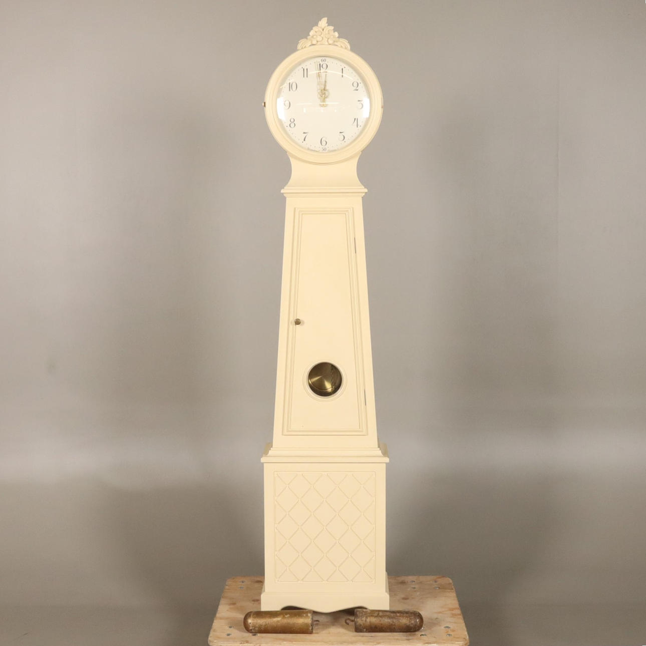 A 20th-century Westerstrand floor clock.