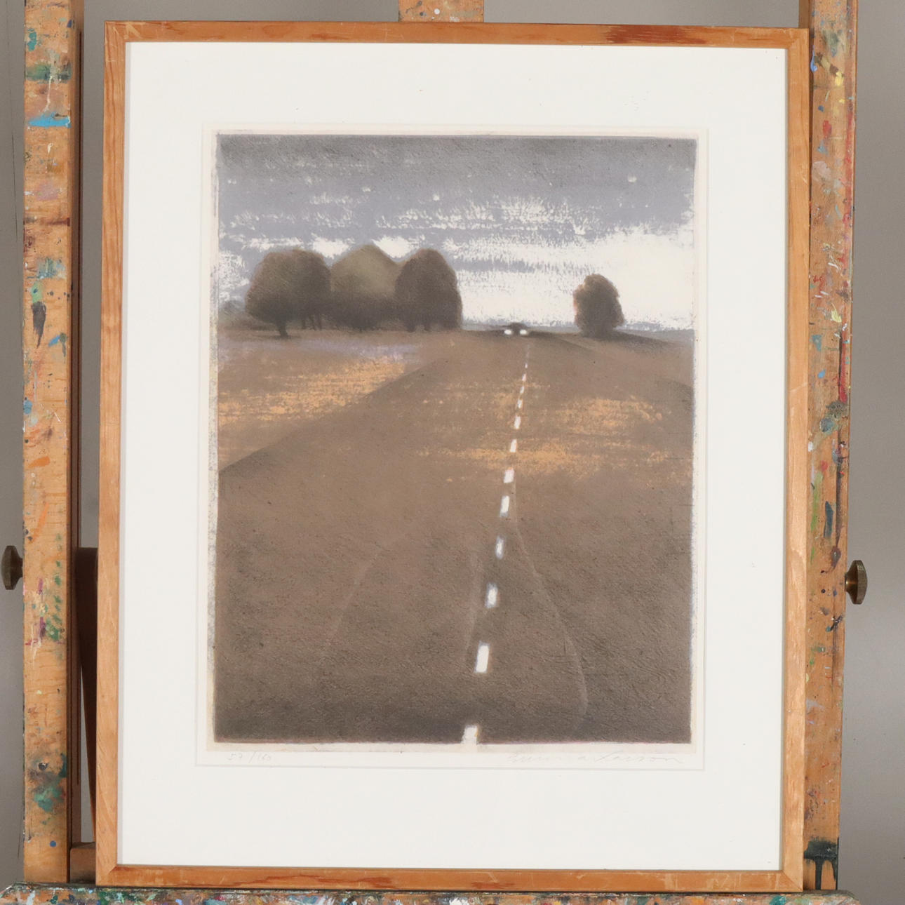 GUNNAR LARSON. LITHOGRAPHY, signed and numbered.