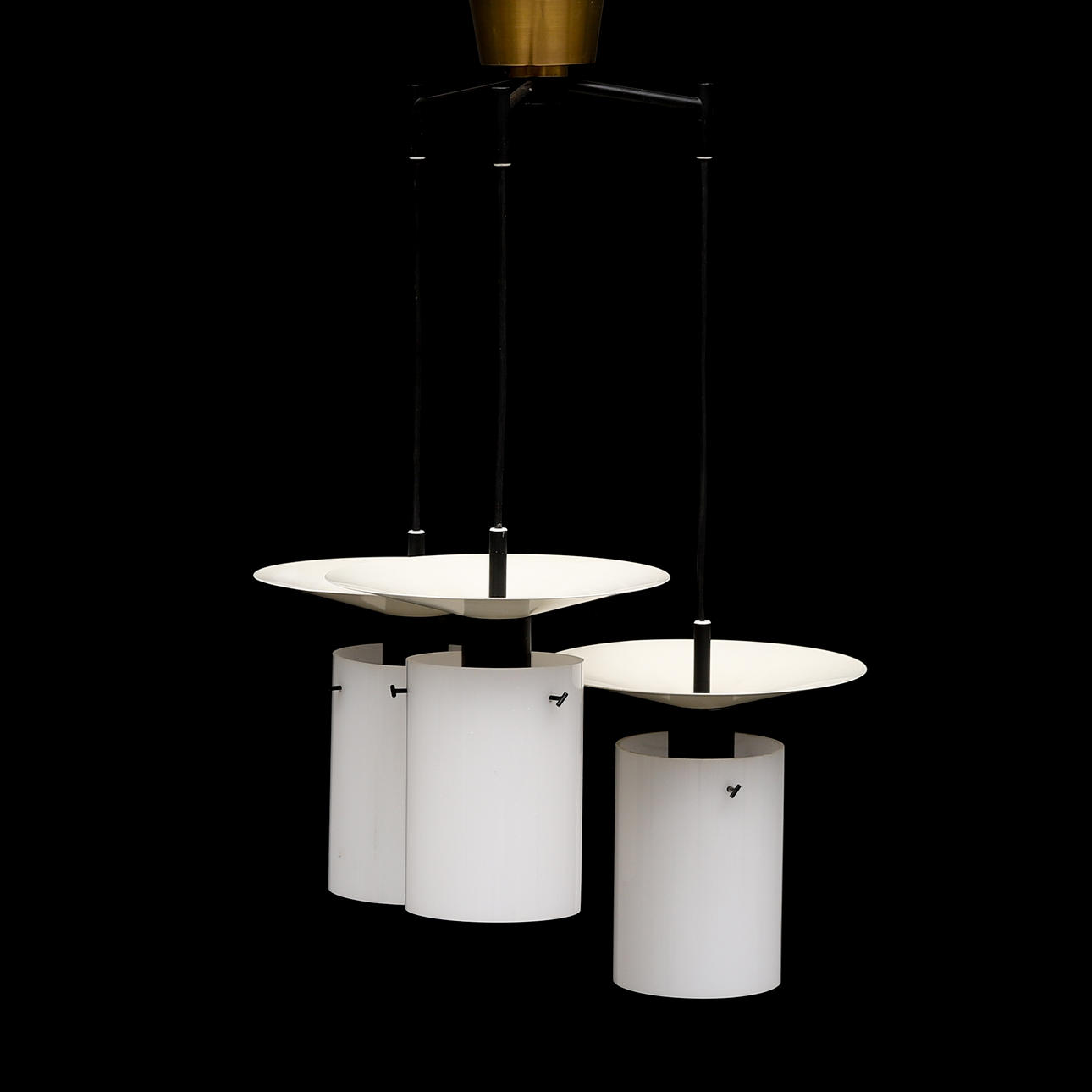 EJE AHLGREN. Attributed. A 1950's Luco ceiling lamp.