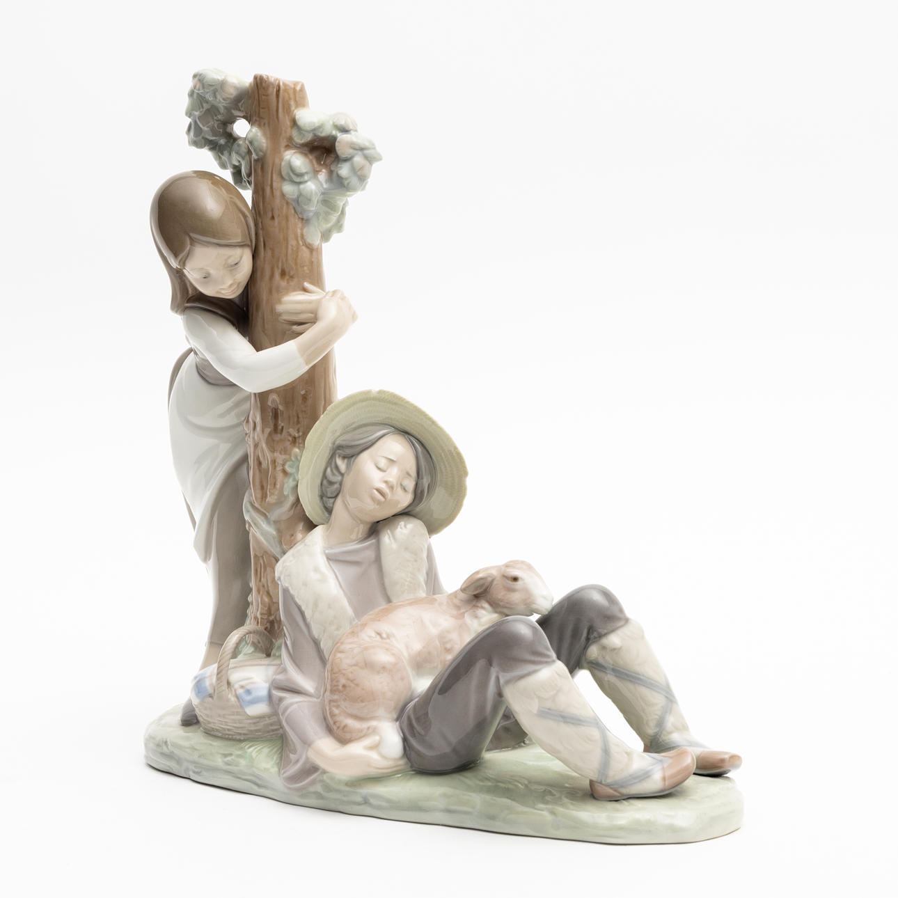 A Lladro porcelain figurine group, Spain.