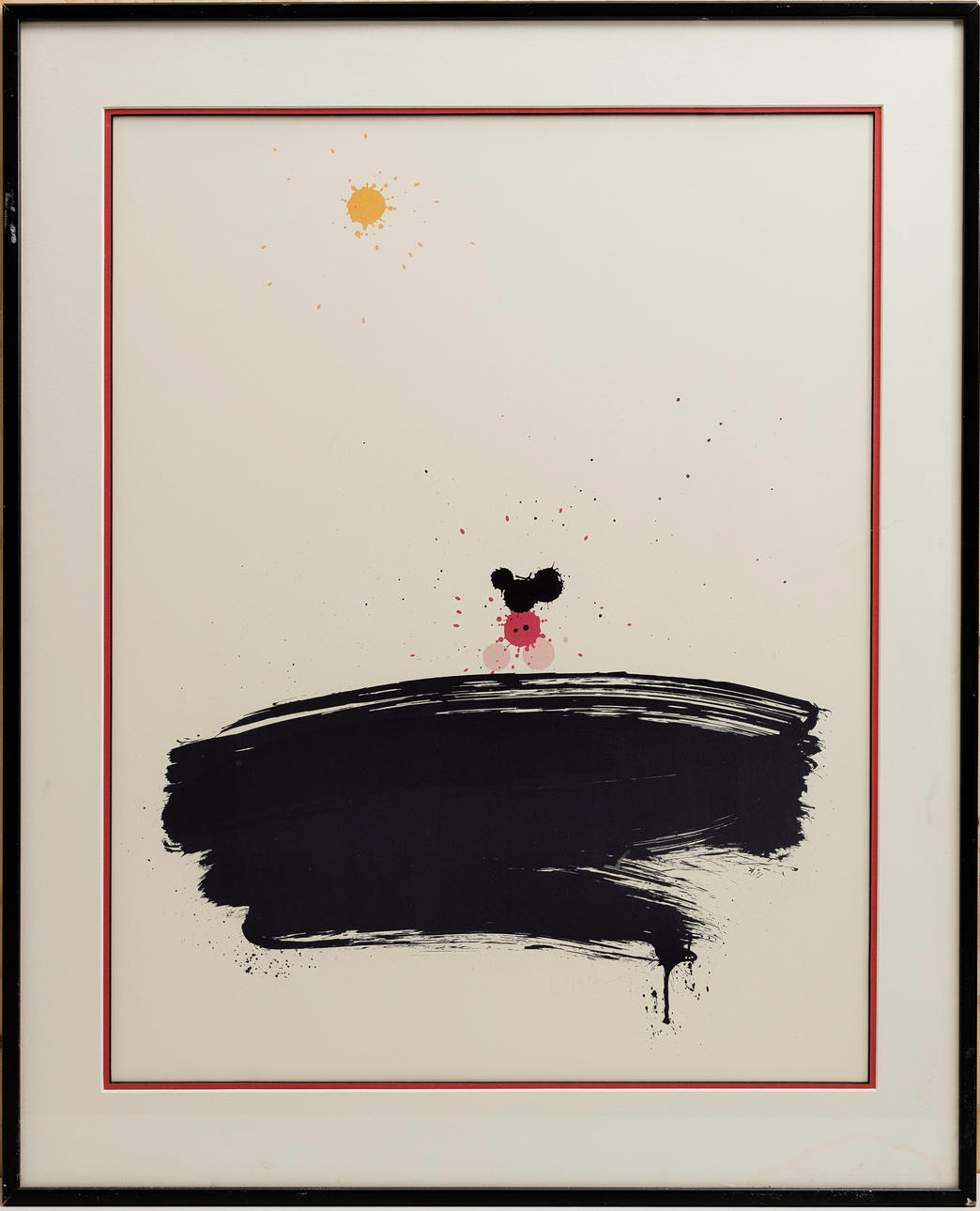 LASSE ÅBERG. Mickey Mouse, lithograph, not signed.