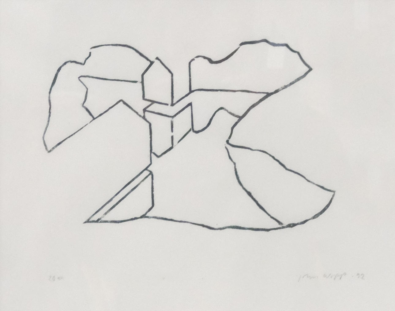 JOHN WIPP. LITHOGRAPHY, COMPOSITION.