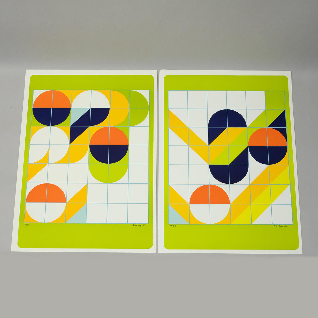 BECK & JUNG. LITOGRAFÍAS. COMPOSICIONES. DOS PARTES.