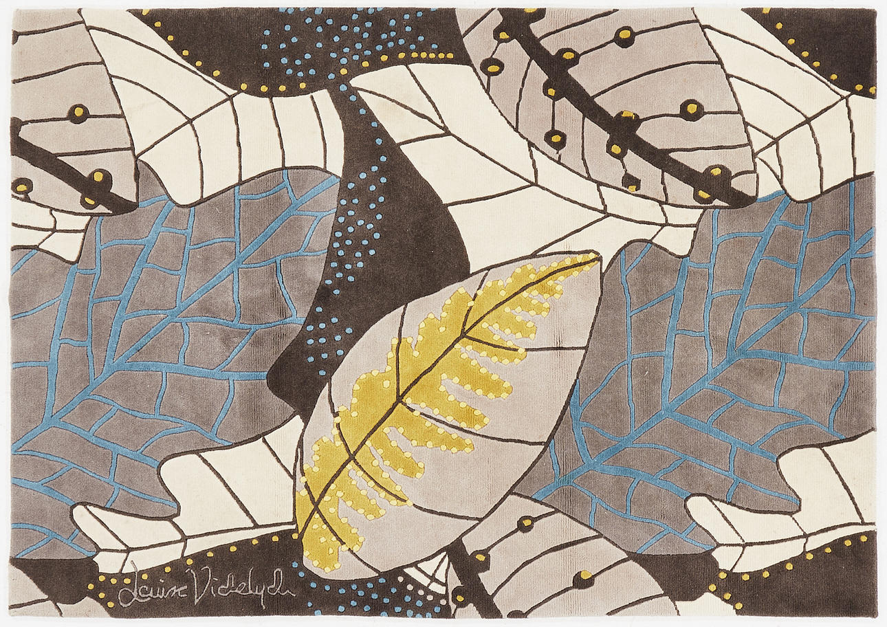 LOUISE VIDELYCK, a carpet, “Frode grey”, tufted, signed.