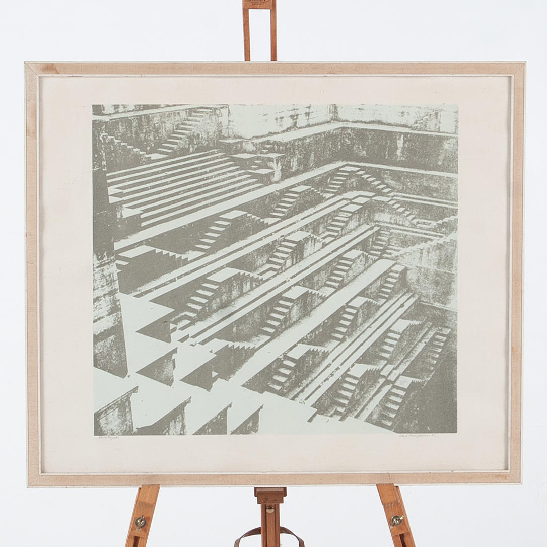 CARL MAGNUS. Lithography, signed sample print.