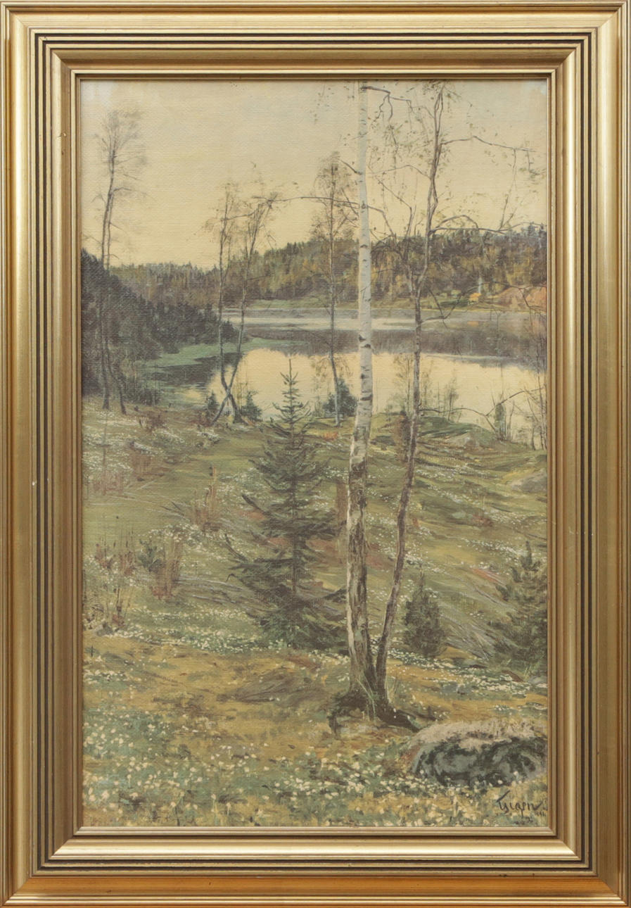 REPRODUCTION PRINT, on canvas, Prince Eugen.