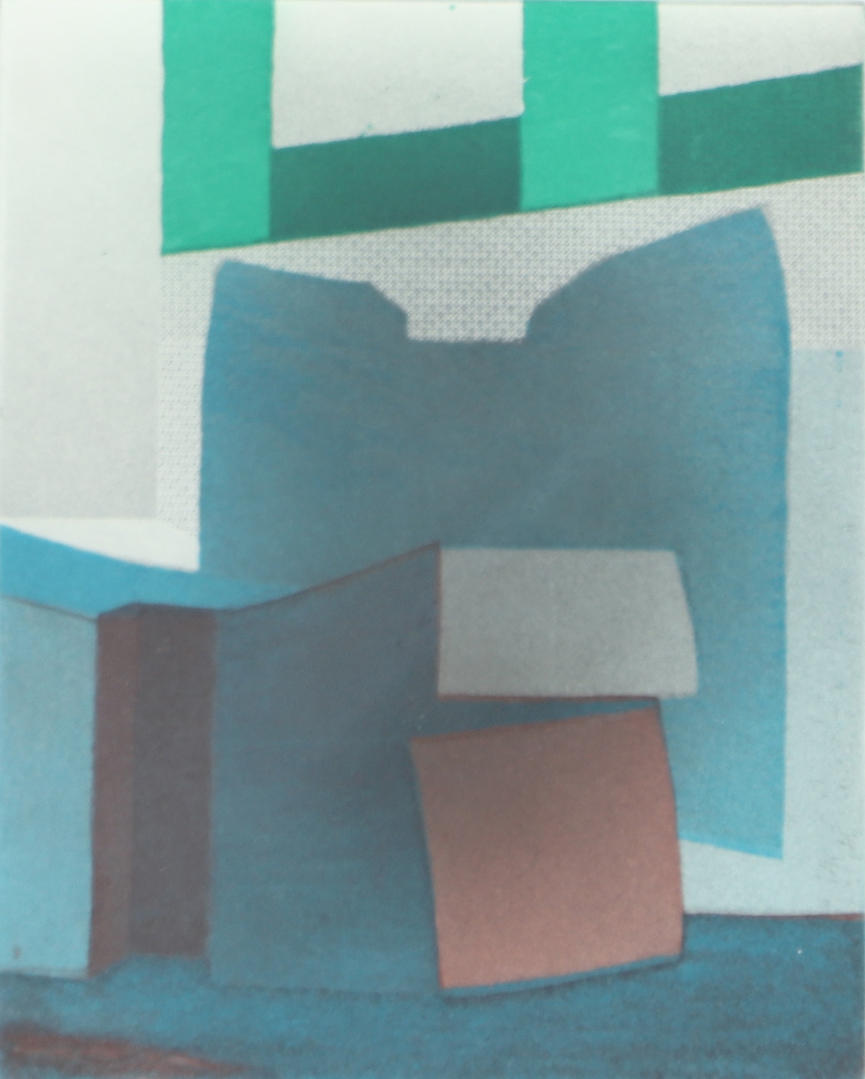 BERNDT JUTEMAR. Composition, lithograph in colours, signed.