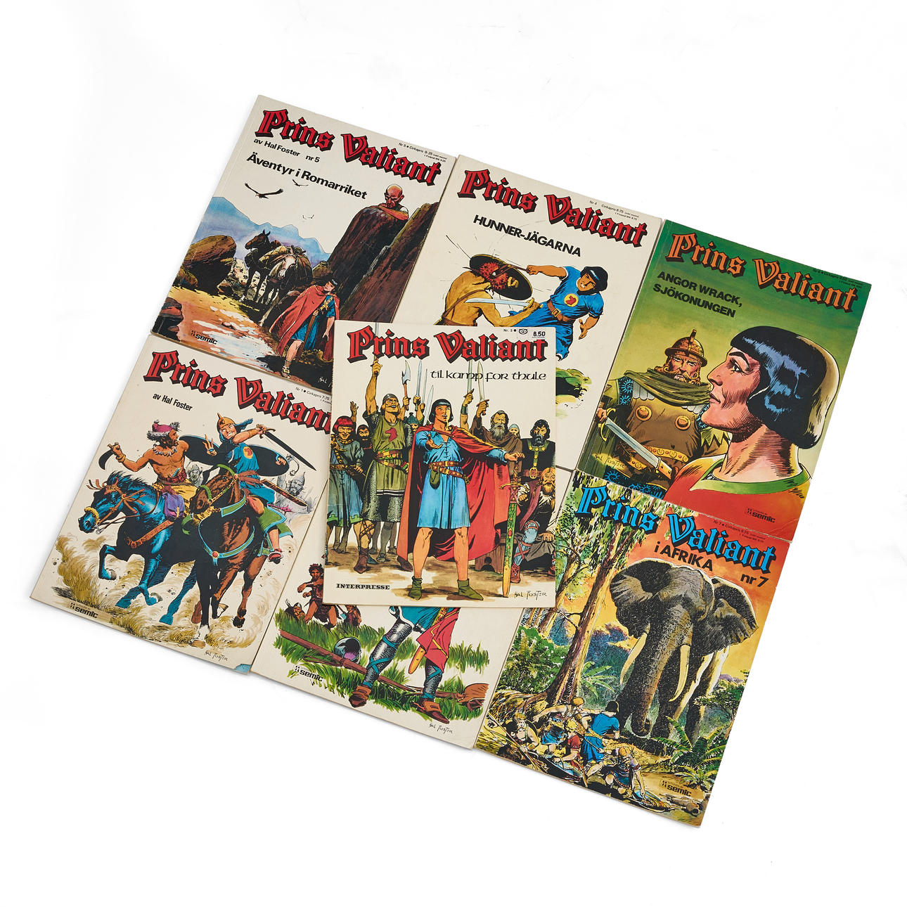 SERIETIDNINGAR, 19 diverse hftn 1942-76. Leksaker - Serietidningar ...