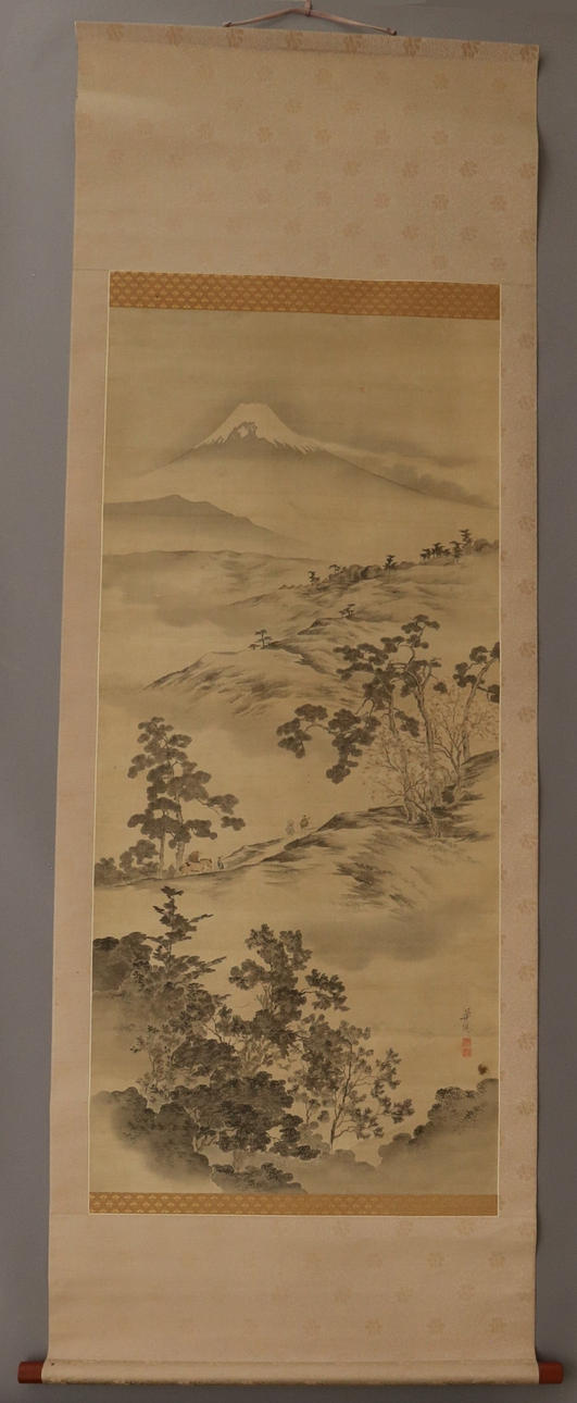 NAKAJIMA TOMIKAZU ('KAYO') KYOTO. SIDEN SCROLL.