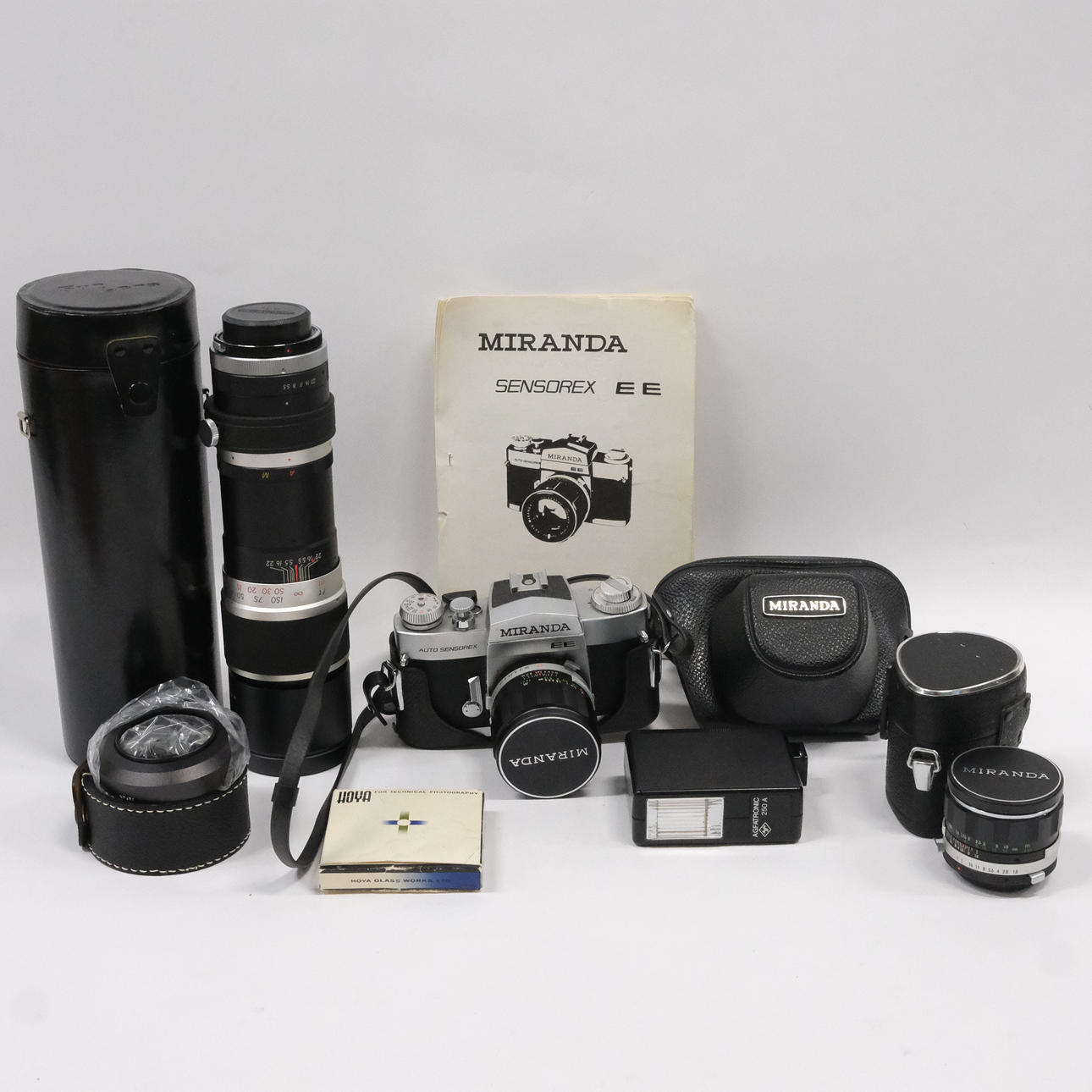 CAMERA WITH ACCESSORIES, MIRANDA, SENSOREX EE.