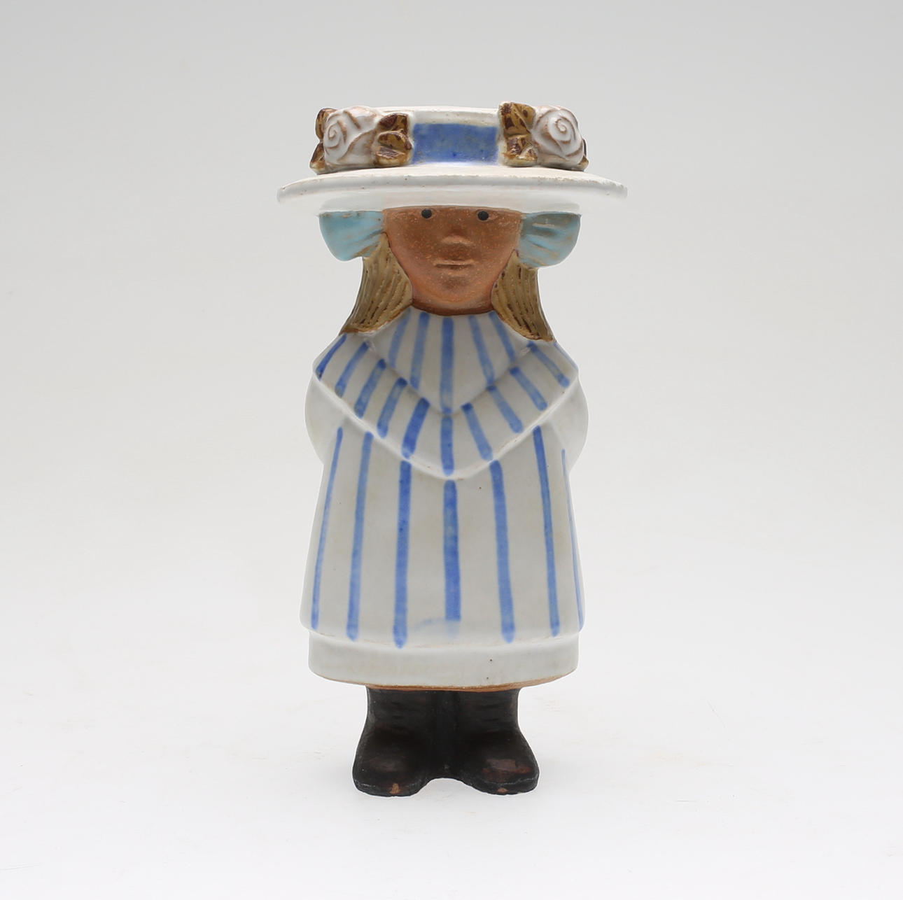 FIGURIN, stengods, "Viktoria", ur serien Sekelskifte, Lisa Larson, Gustavsberg.