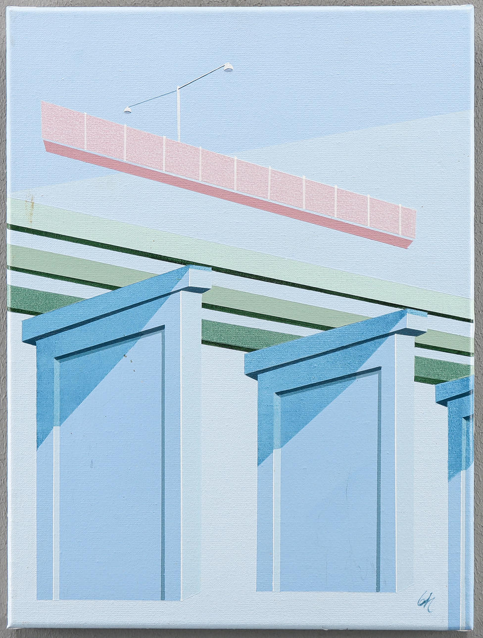 UNIDENTIFIED ARTIST, monogram signed.