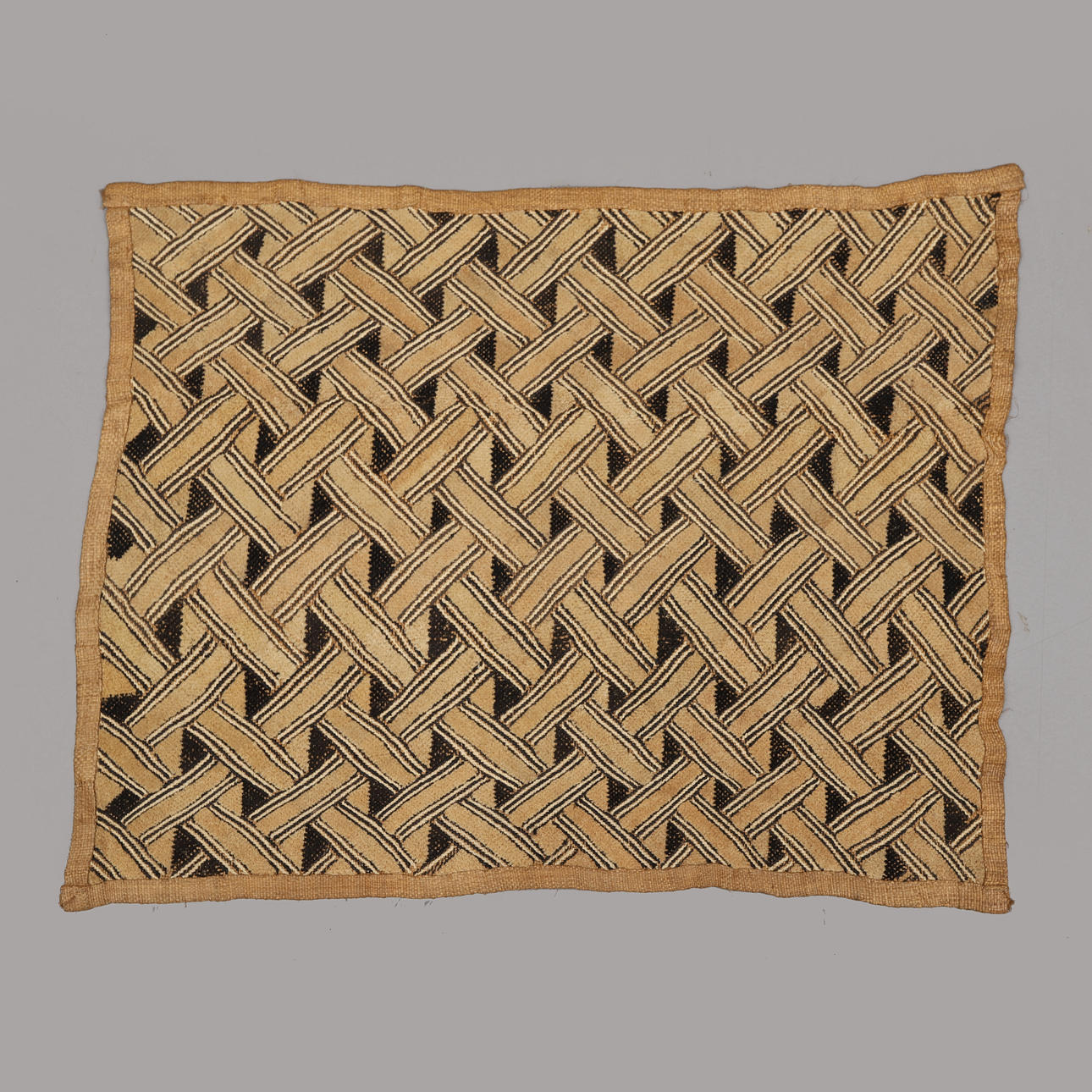 RAFFIA TEXTILE, Shoowa, D.R. Congo, 20th century. Ethnographica ...