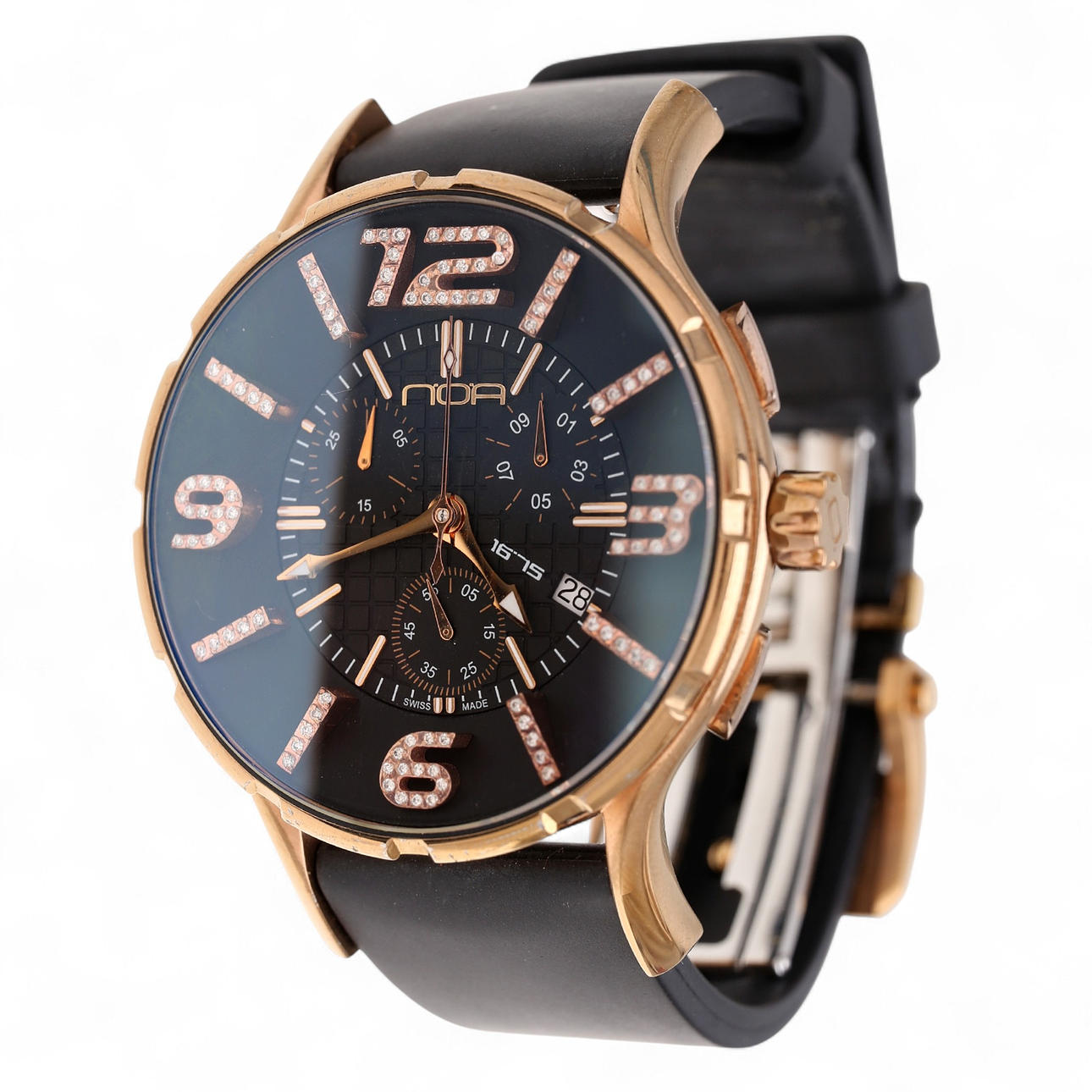 Reloj N.O.A. con diamantes. Ref. 16.75.