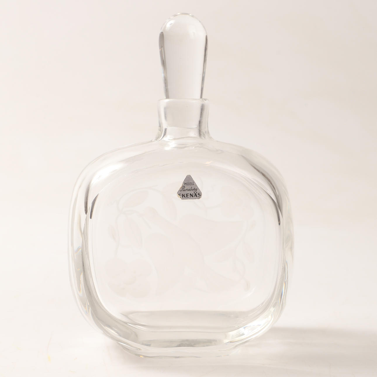 KARAFFE MIT STOPPER, Modell Runeborg, Ekenäs, Art Deco.