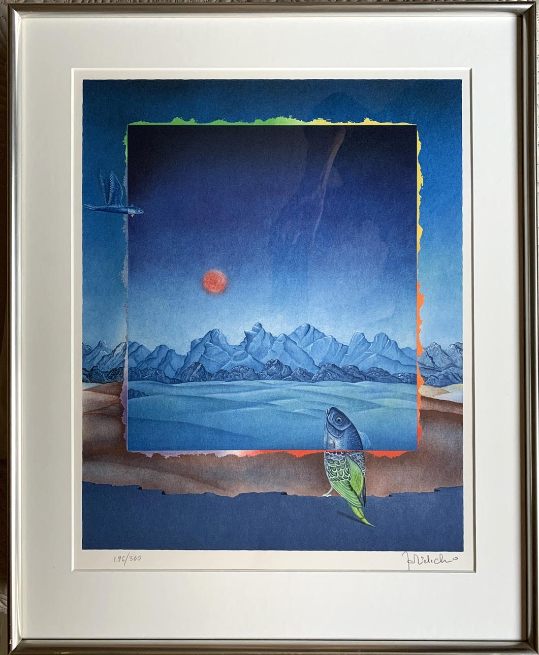 JAN ZIELECKI. LITHOGRAPHY, signed and numbered.