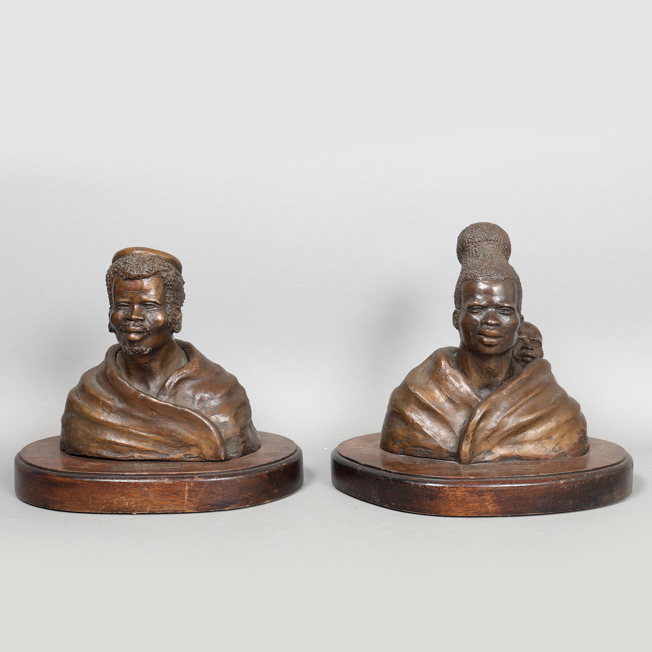 PIERRE VAN RYNEVELD, A PAIR OF 1930'S BRONZE SCULPTURES (2). Art ...