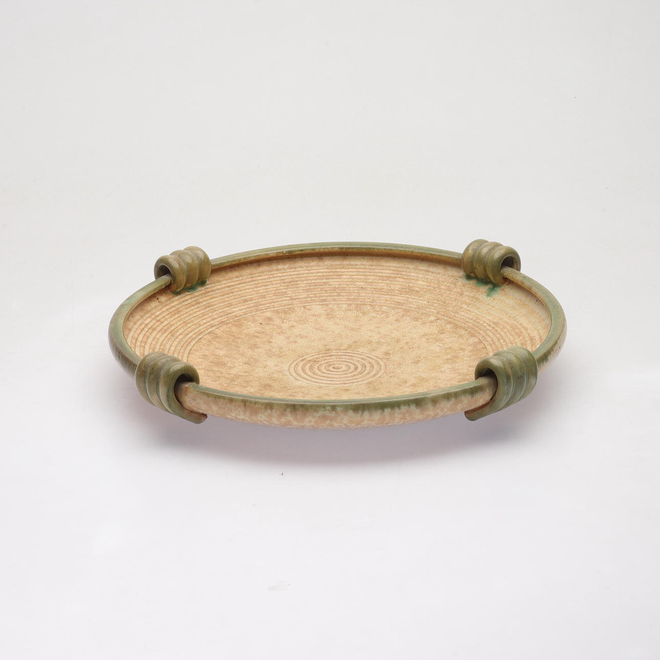 CHRISTER HEIJL. ceramic fruit platter, signed, 1930s/40s.