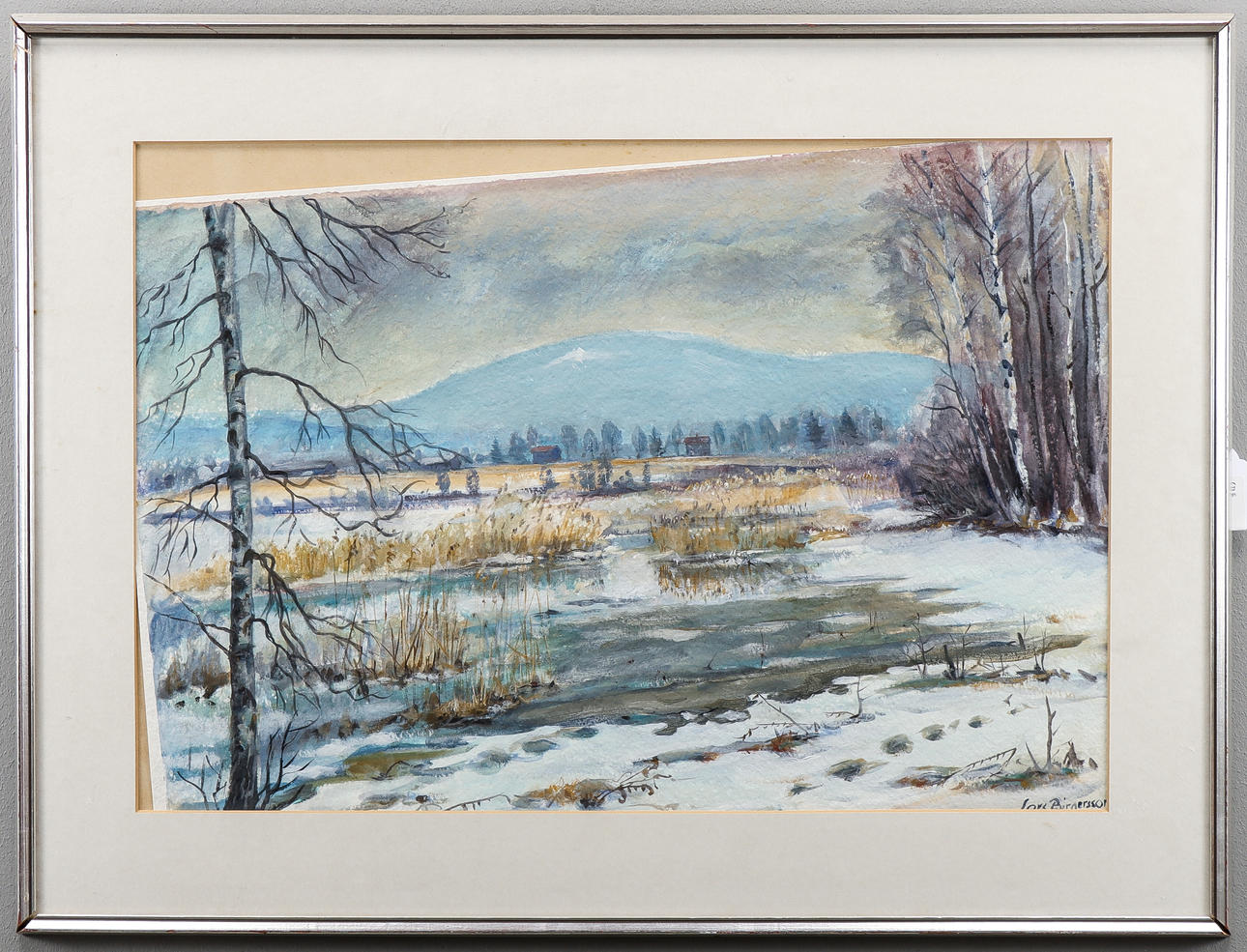 LARS BIRGERSSON guassi, signeerattu.