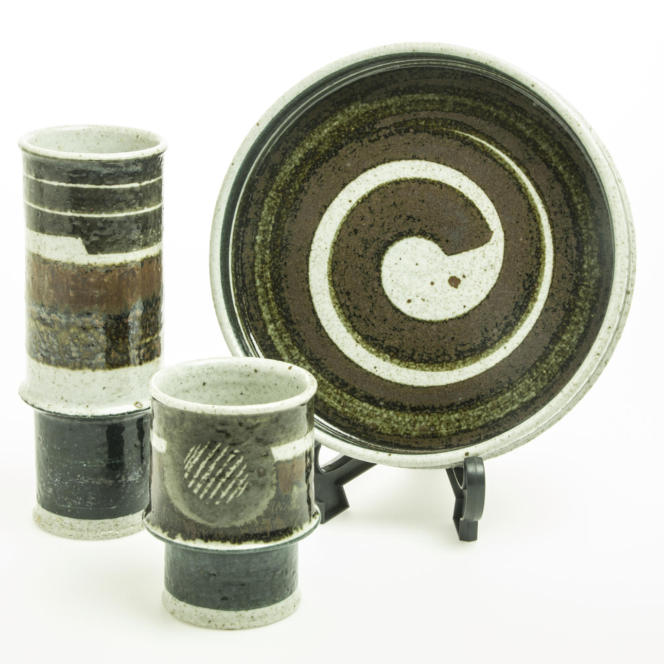 SKÅL SAMT 2 VASER, Inger Persson, Rörstrand.