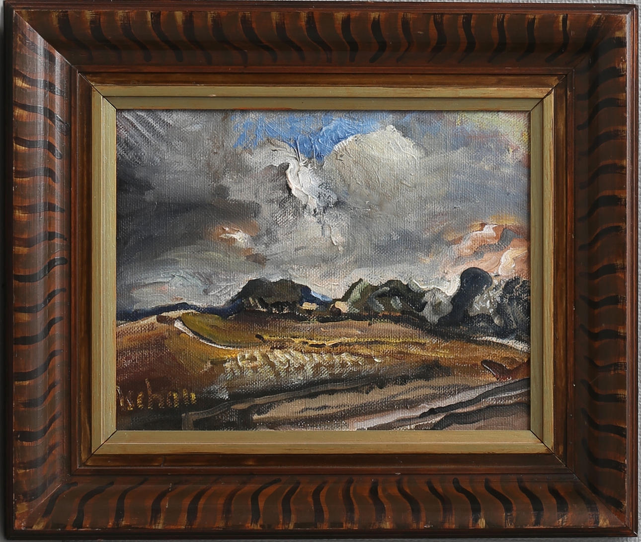 ULF ASCHAN. Landskap. Olja på duk, signerad.