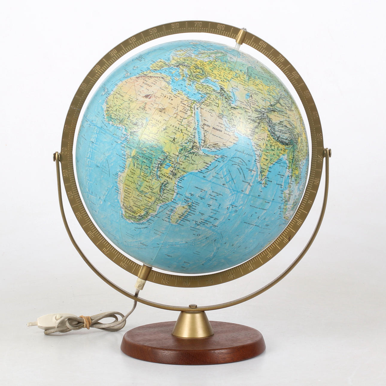 JORDGLOB, Scan-Globe, Danmark, 1900-talets andra hälft.