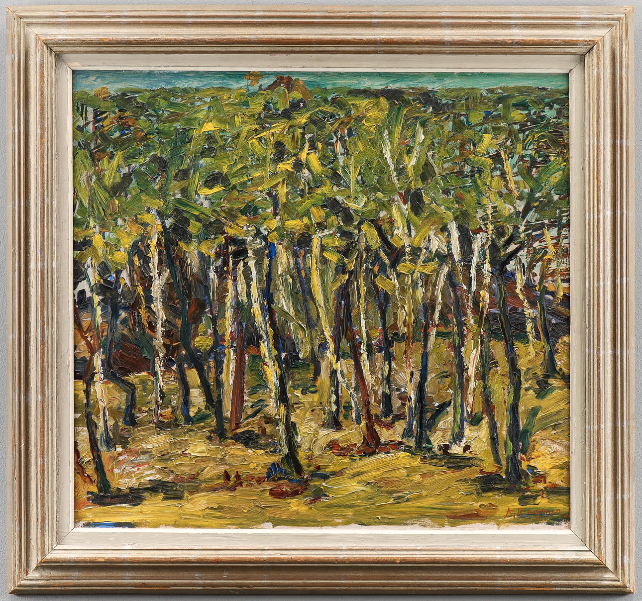 KARL RAGNAR JOHANNESSON oil on panel, signed.