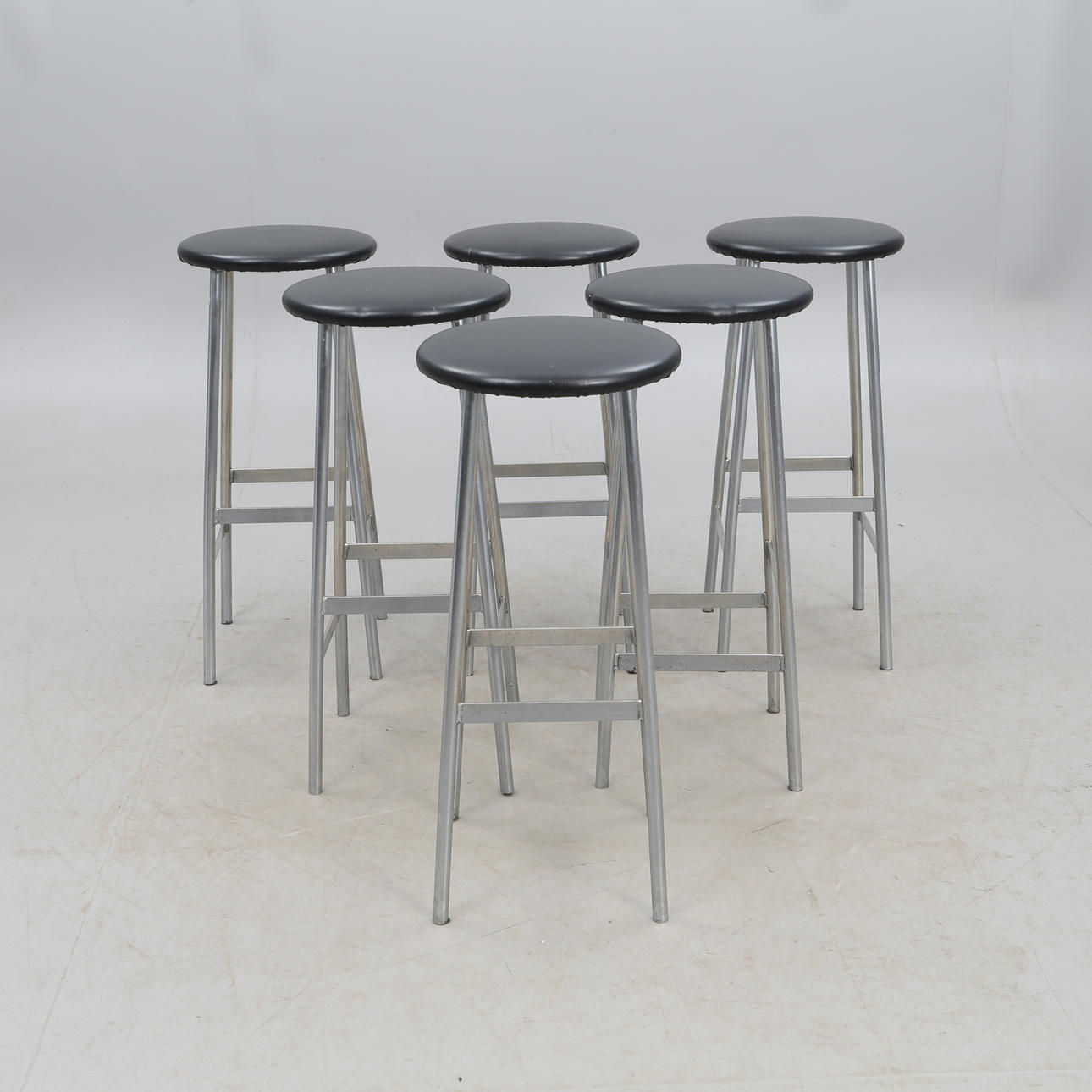 BAR STOOLS, 6 pcs Johansson Design.