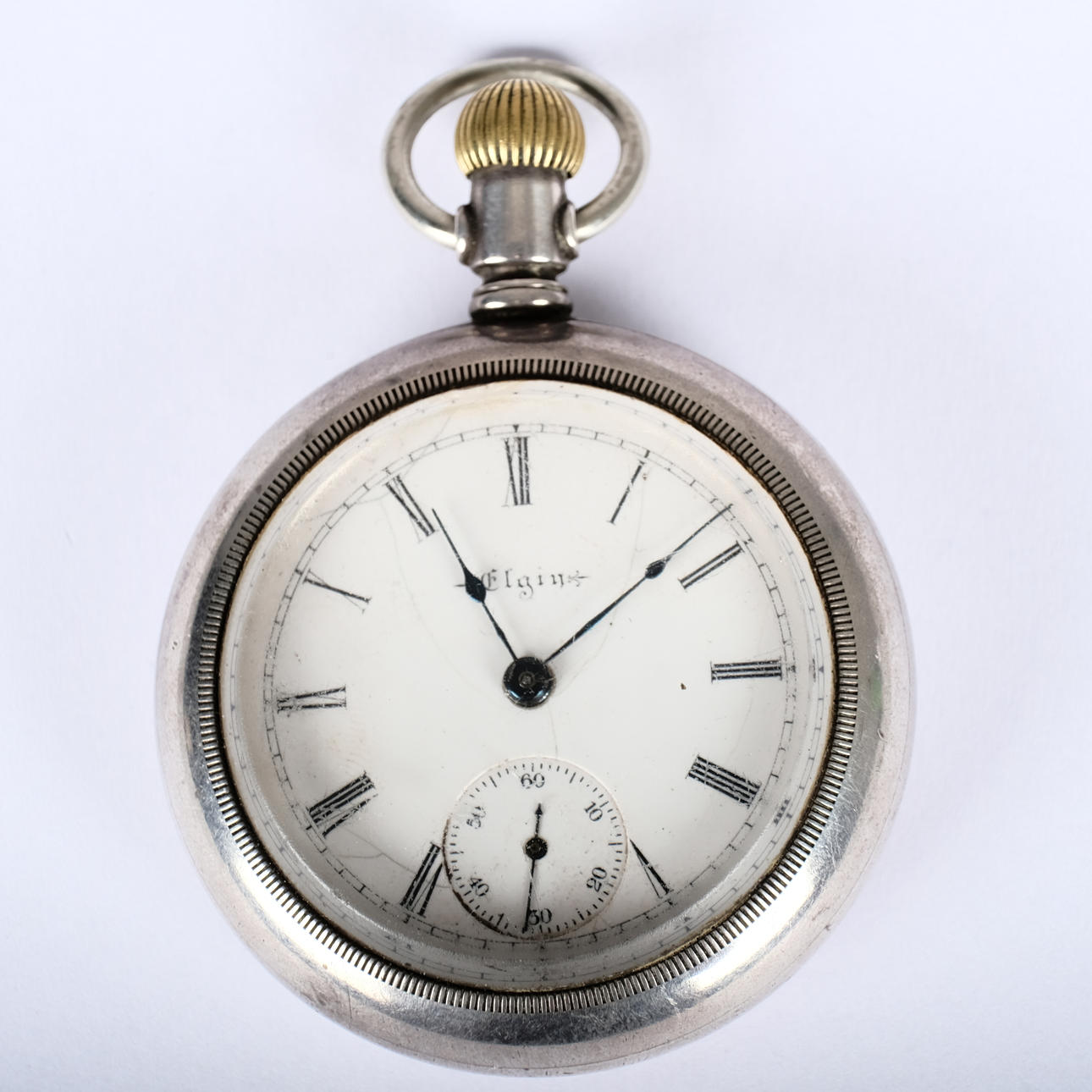 ELGIN POCKET WATCH. Sterling Silver 1903.