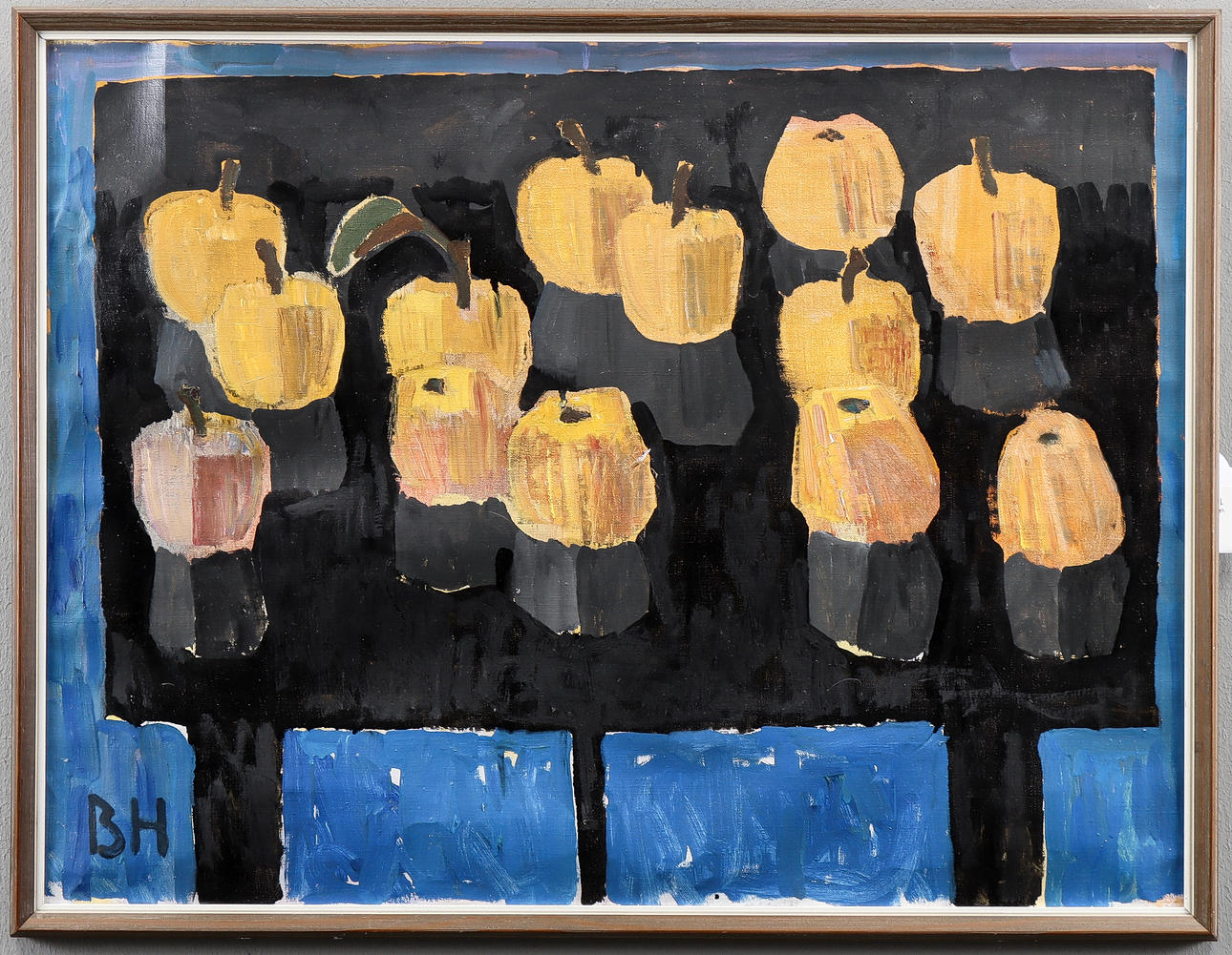 BIRGER HALLING oil on canvas, monogram signed.