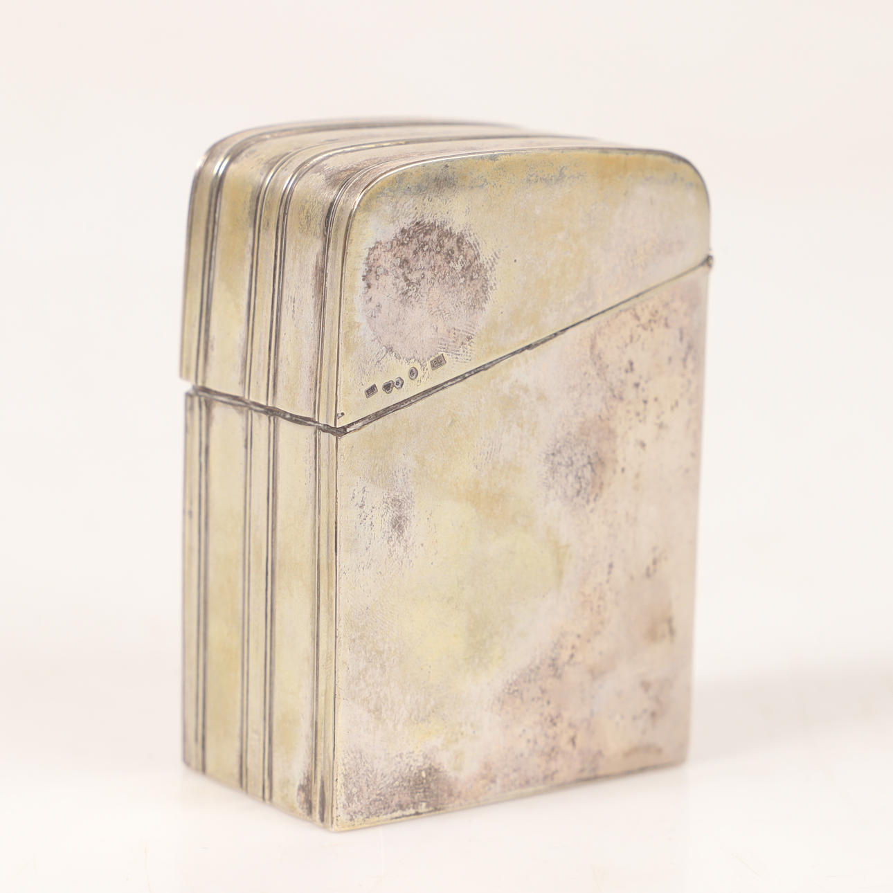 A silver cigarette case, Lundstedt Hugo, Malmö, 1931.