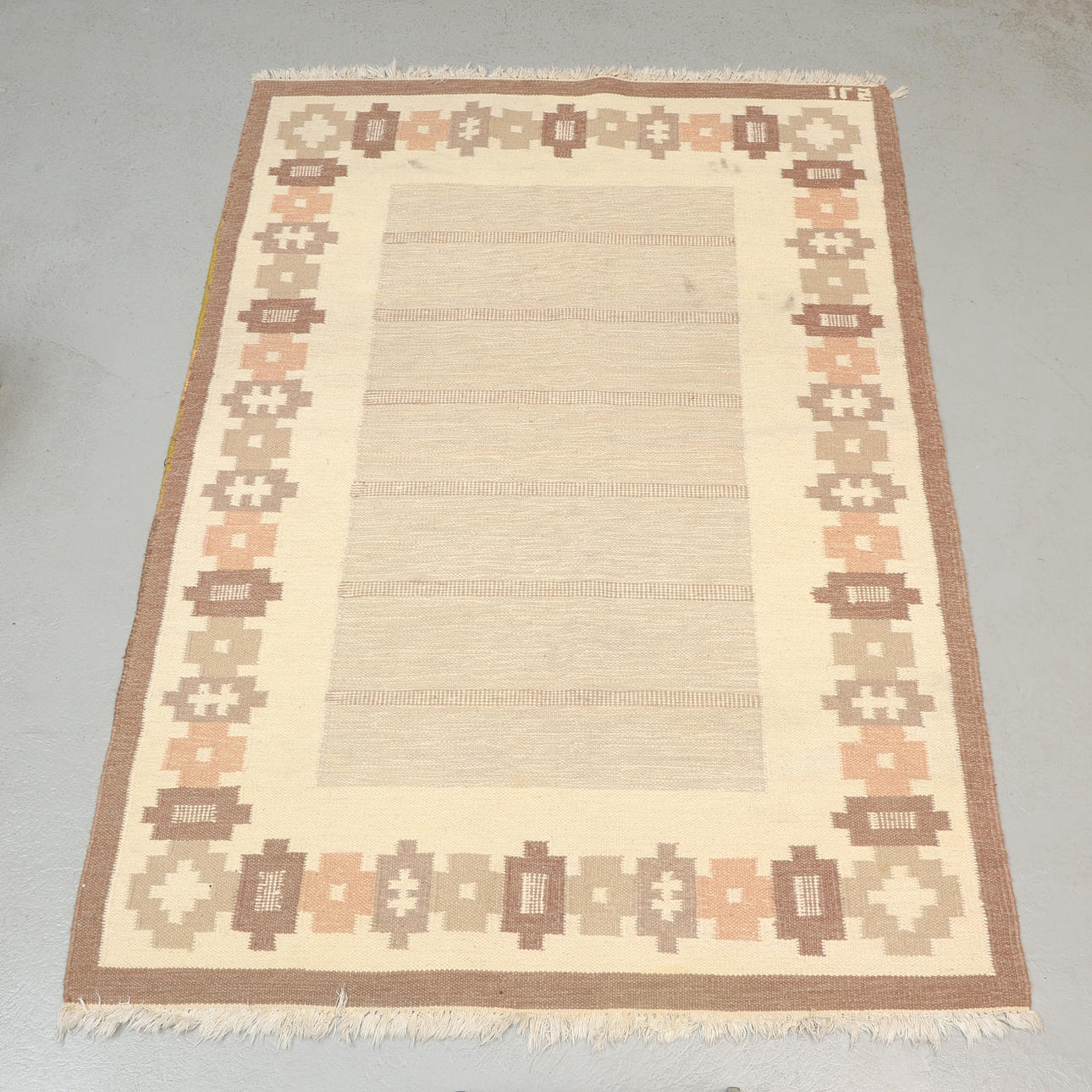 RÖLLAKAN CARPET, 225x167 cm, signed ILS.