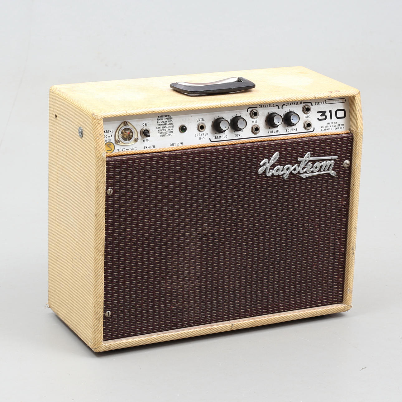 AN AMPLIFIER, Hagström 310, 1960's.