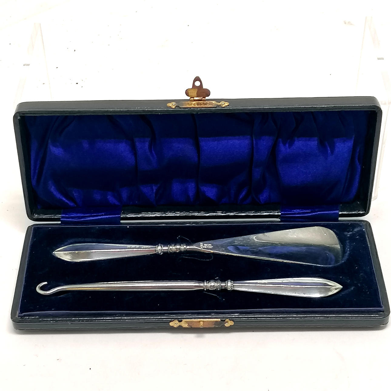 *KASSERET 1912 SØLV KNAPKROG/SKOHORN.