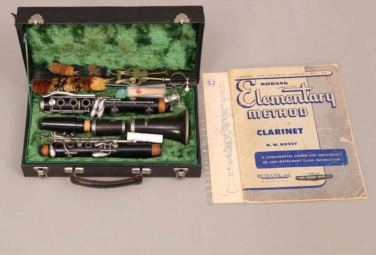 KLARINETT, Tone Craft - Import, med låda, 1900-tal.