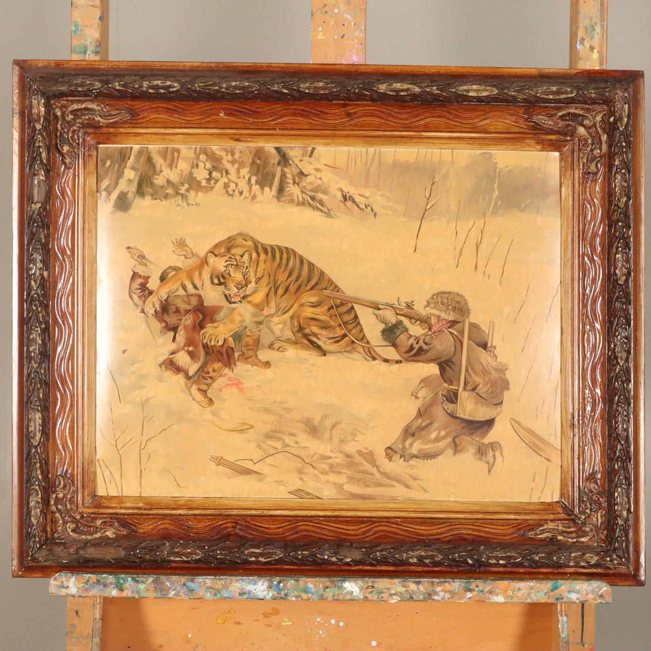 OKÄND KONSTNÄR. OIL PRESSURE.