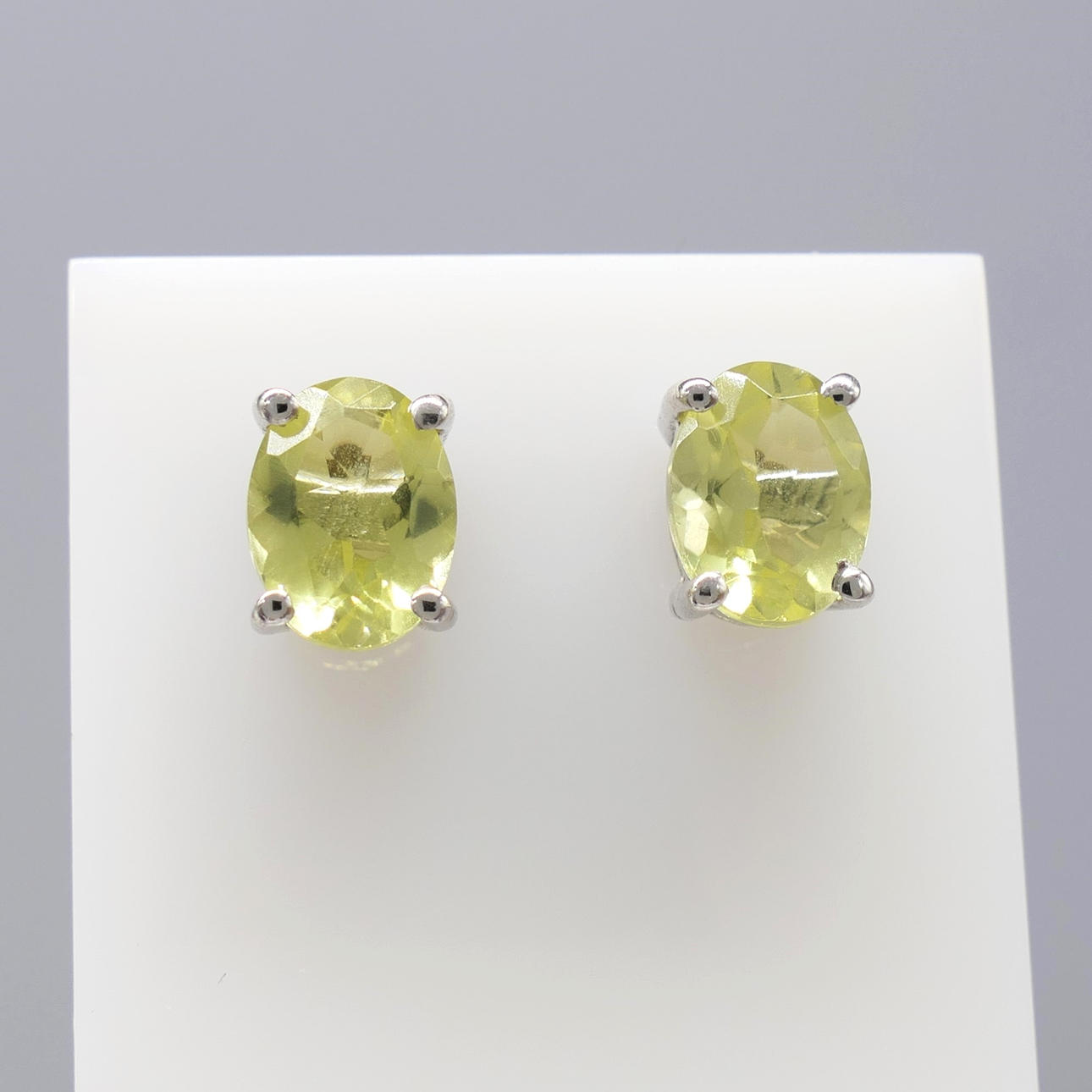 LEMON QUARTZ ørestikker.