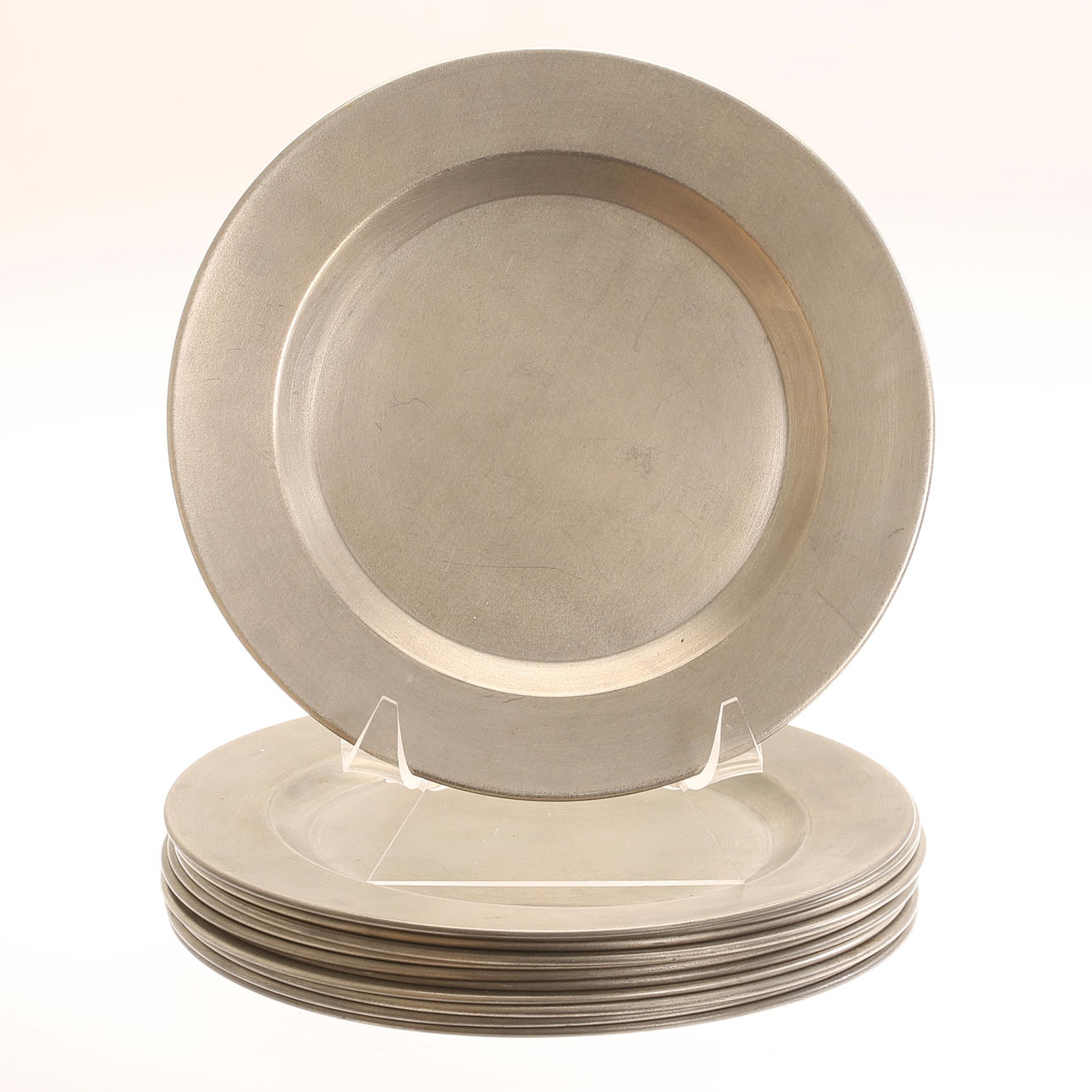 ENVELOPE PLATES, 12 pieces, tin.