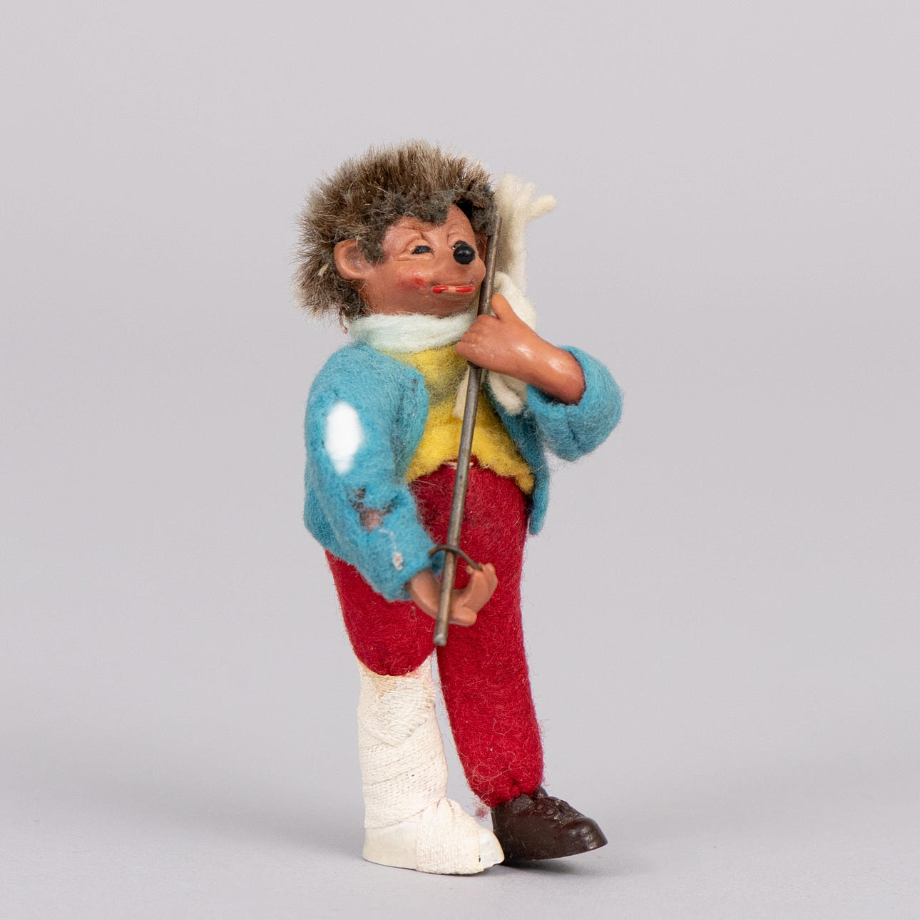 TROLL, „Mecki“, legetøjsfigur, Steiff, Tyskland.