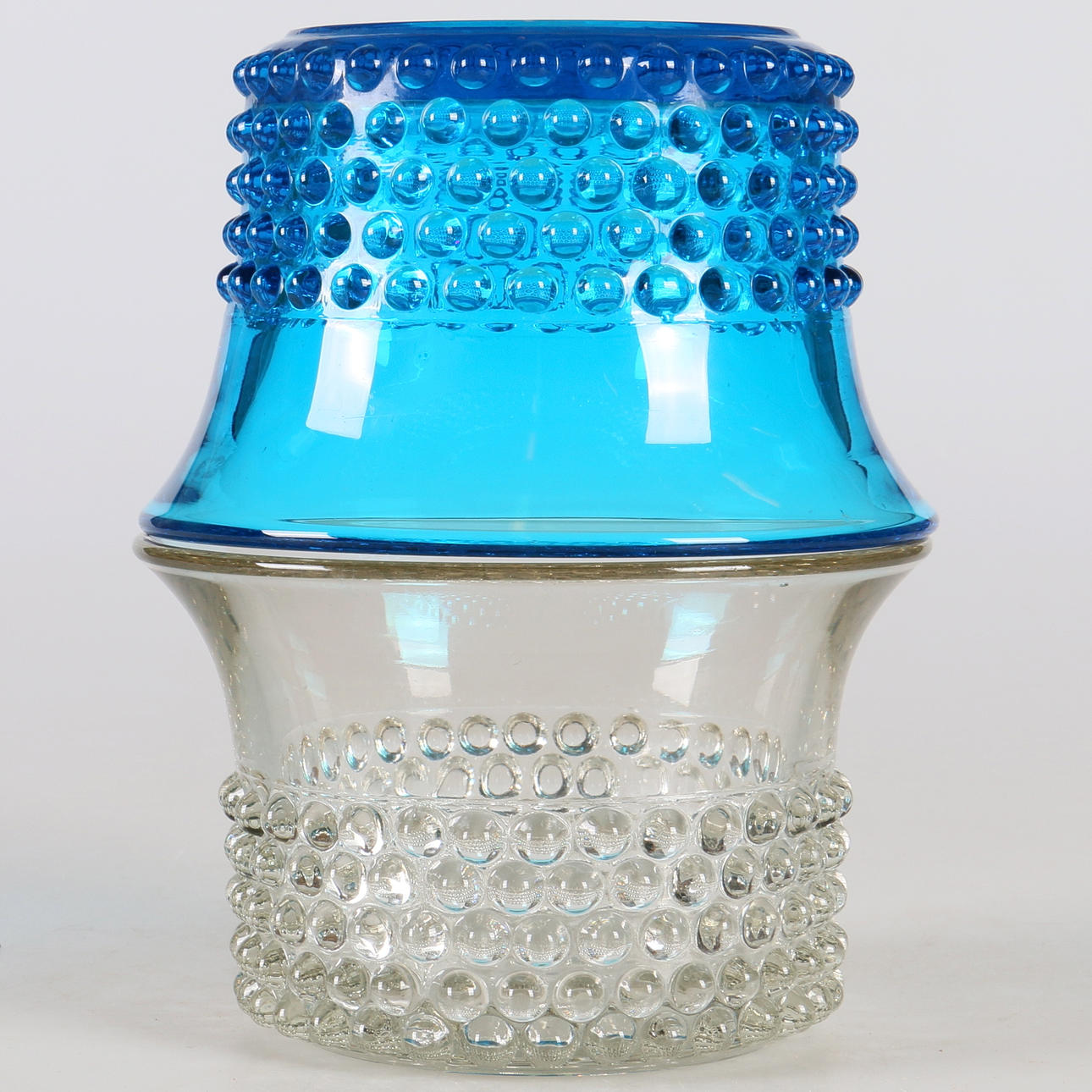 SKÅLAR, 2 st. Glas, "Nyppylä", Saara Hopea, Notsjö, Finland.