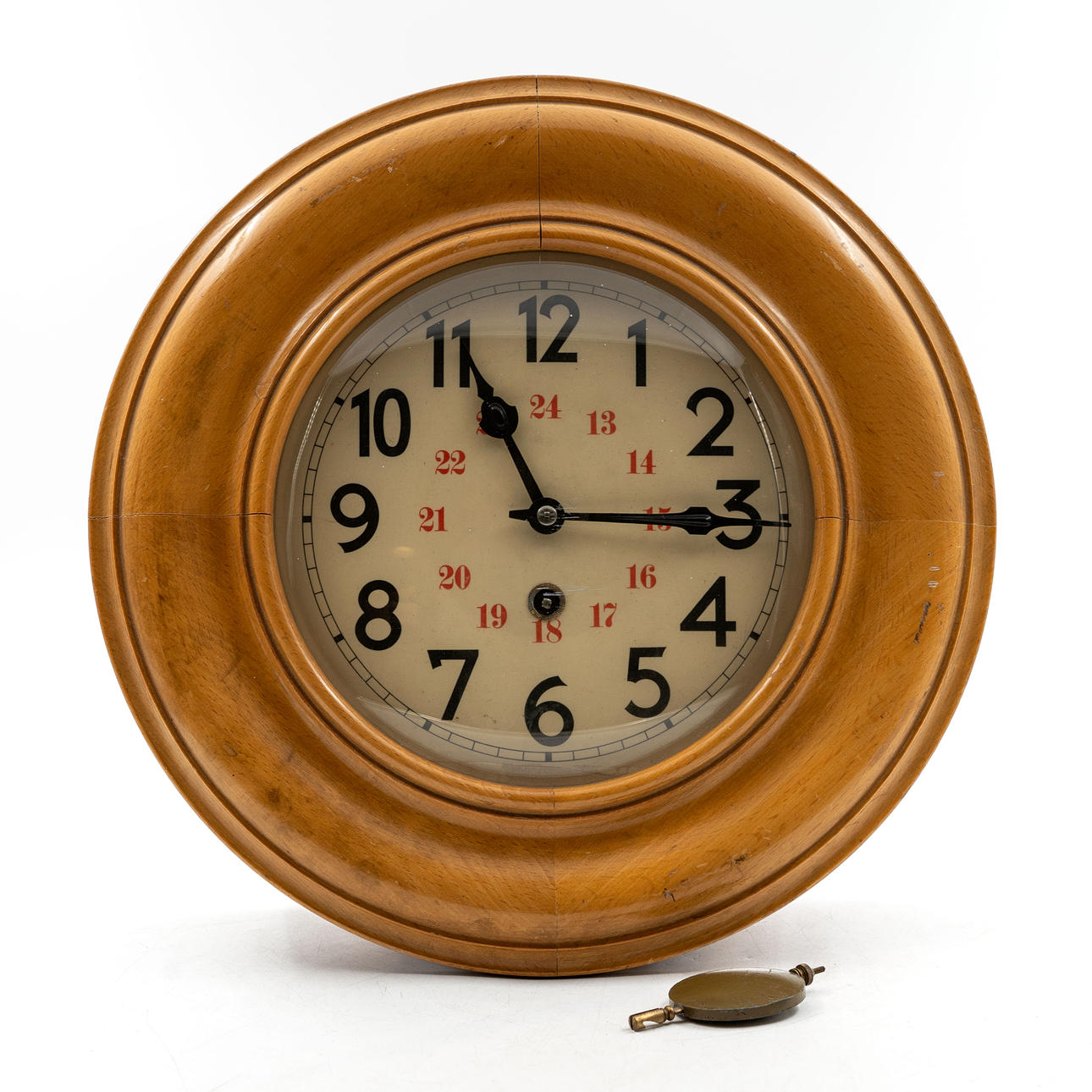 A 20th century Junghans station clock.