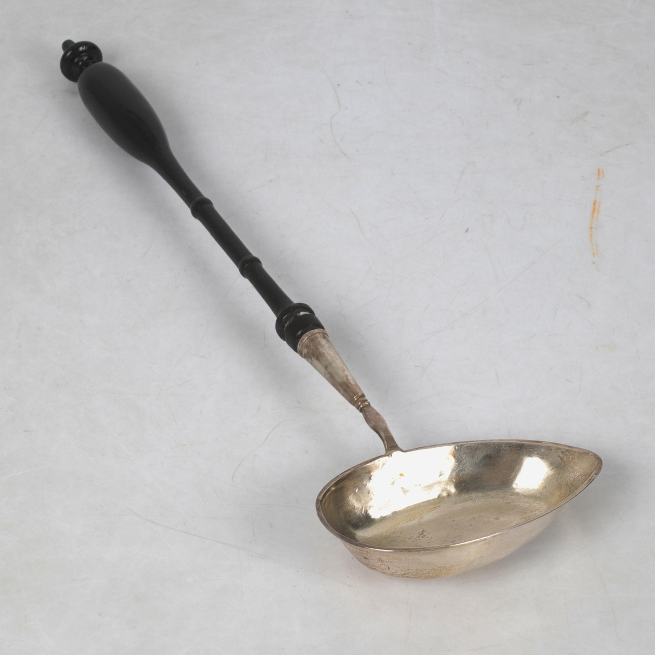 A silver soup spoon, Sundsvall, 1844.