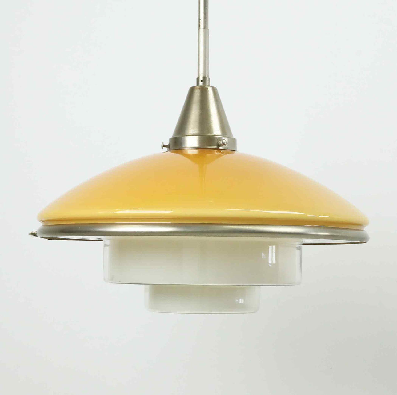 OTTO MÖLLER. A 1930s Megaphos 'Sistrah Pendulum' ceiling lamp.