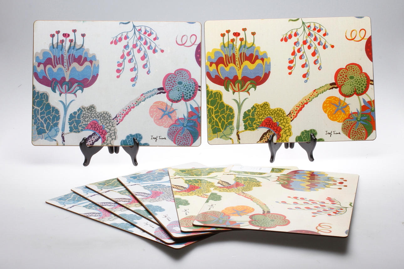 BORDSTABLETTER, 8 st, "Vegetable Tree", Josef Frank, Firma Svenskt Tenn.