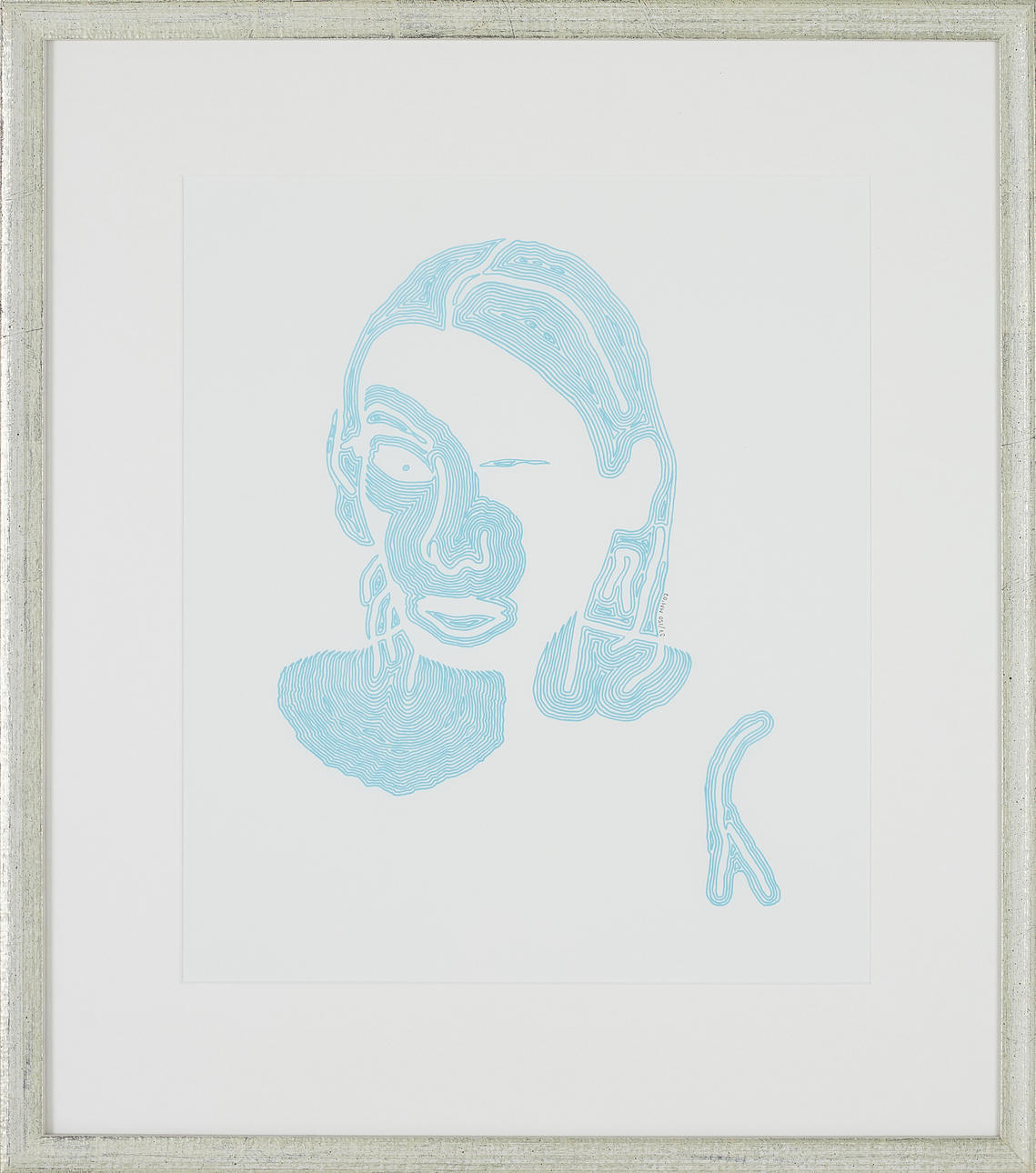 MARIA MIESENBERGER. “Anatopomy”, lithograph, signed and numbered 37/150, dated -07.