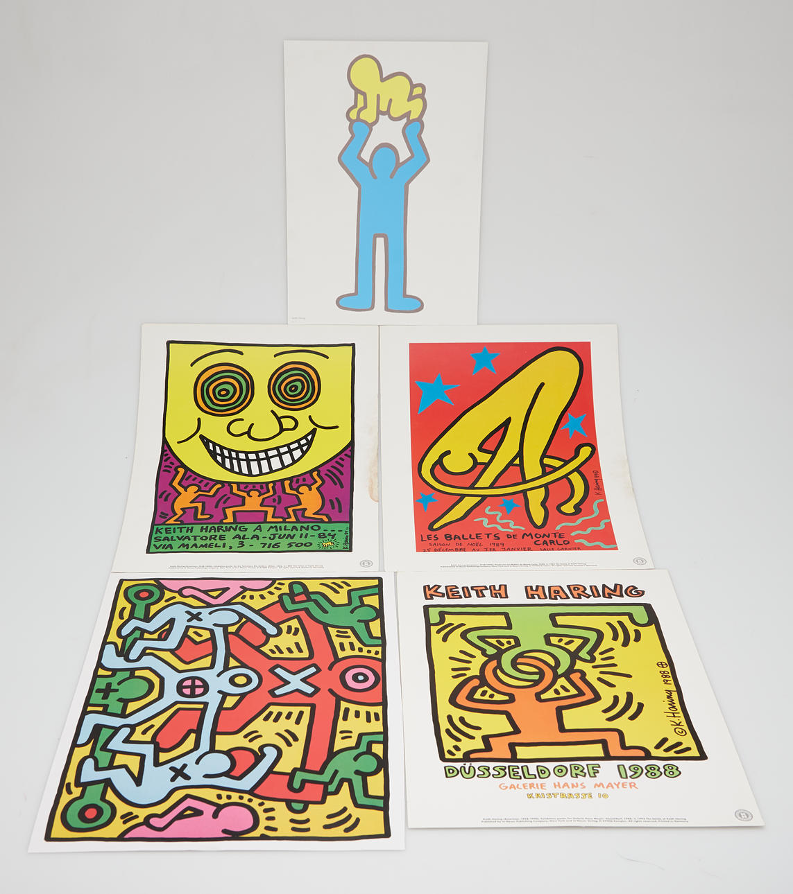 KEITH HARING. EFTER. Massor av 5 popkonsttryck.