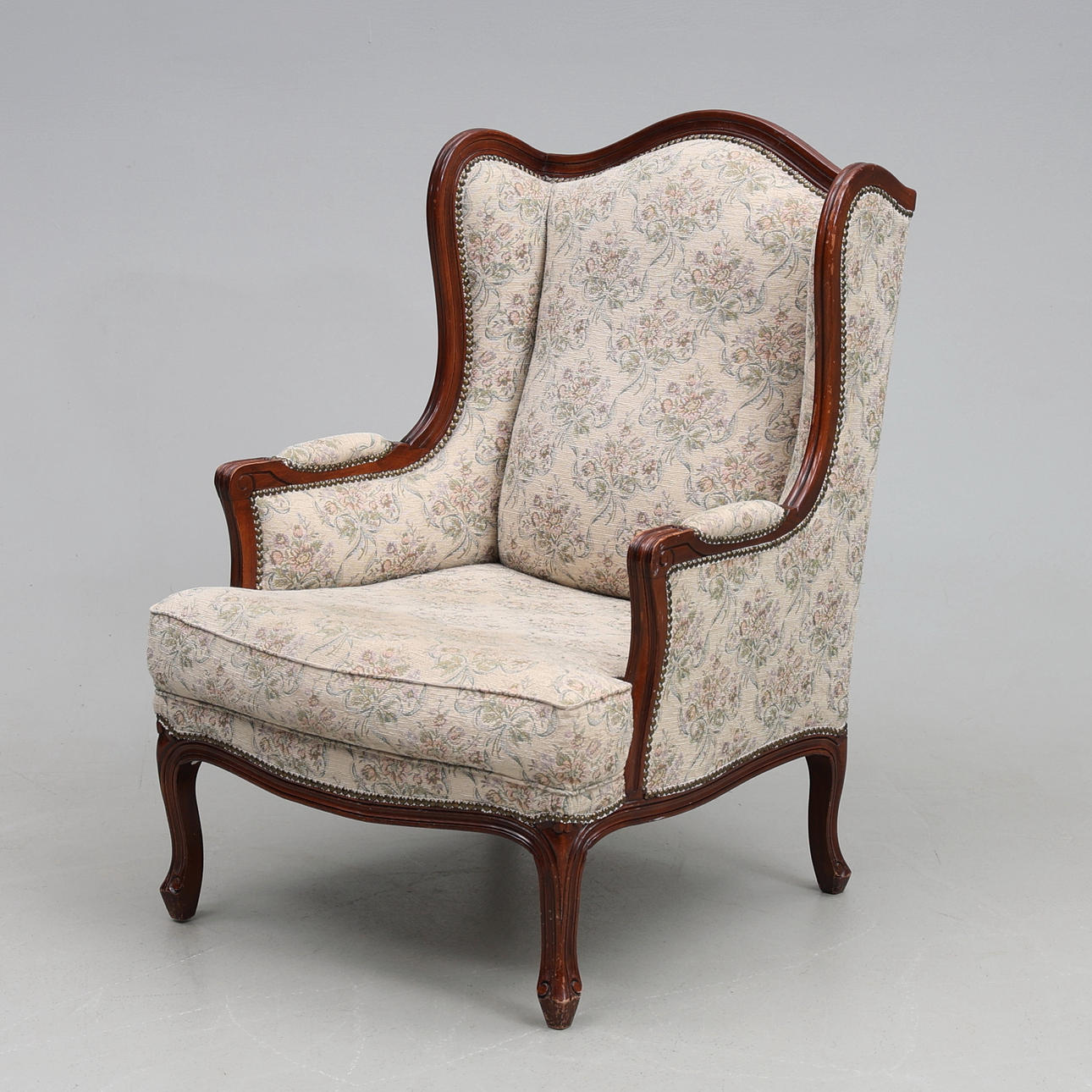 BERGÉRE/ARMCHAIR, Rococo style, 20th century.