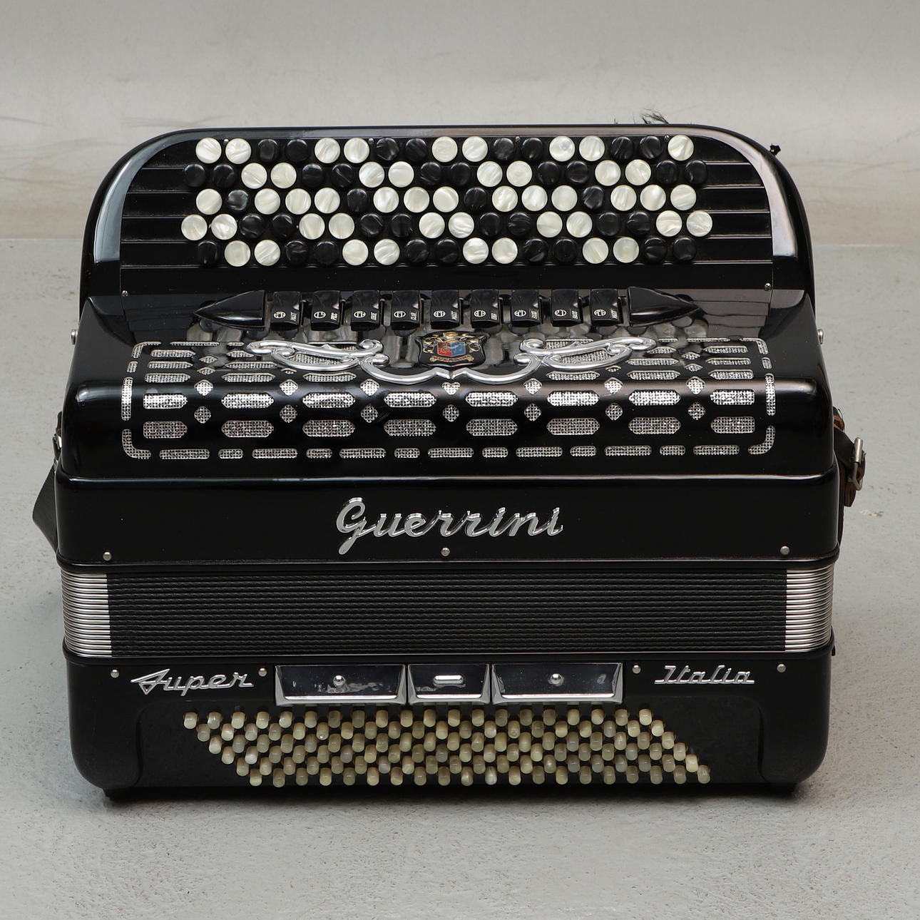 Accordion, button, Guerrini Super, Italy.