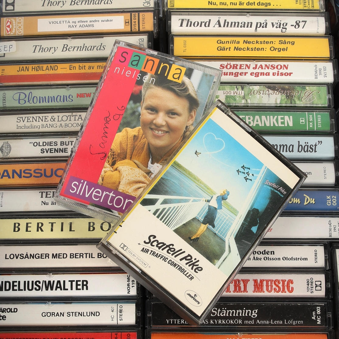 Cassette tapes approx. 150 pcs.
